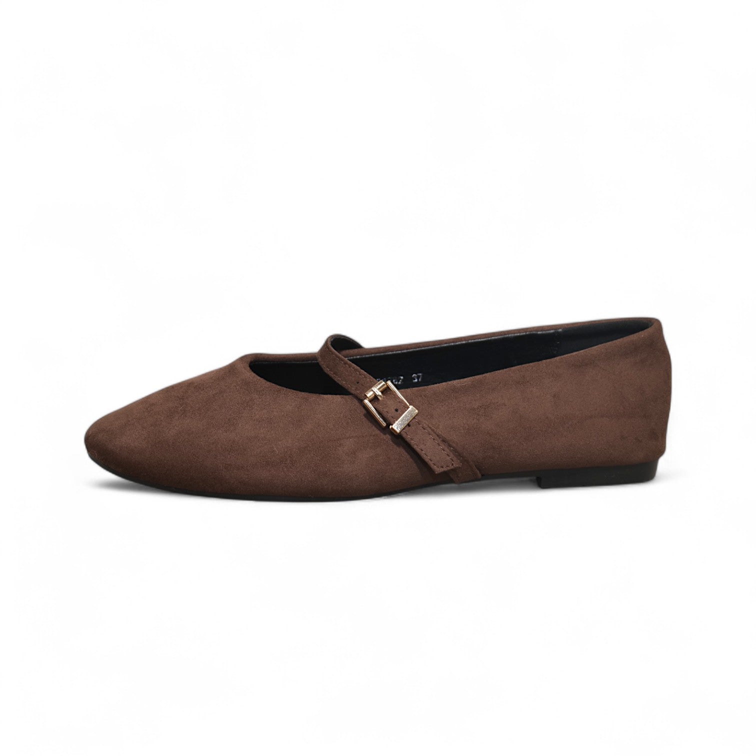 Merceditas de terciopelo para mujer estilo clásico con correa ajustable y punta redonda, disponibles en negro y marrón, cómodas y versátiles para uso diario o casual elegante
