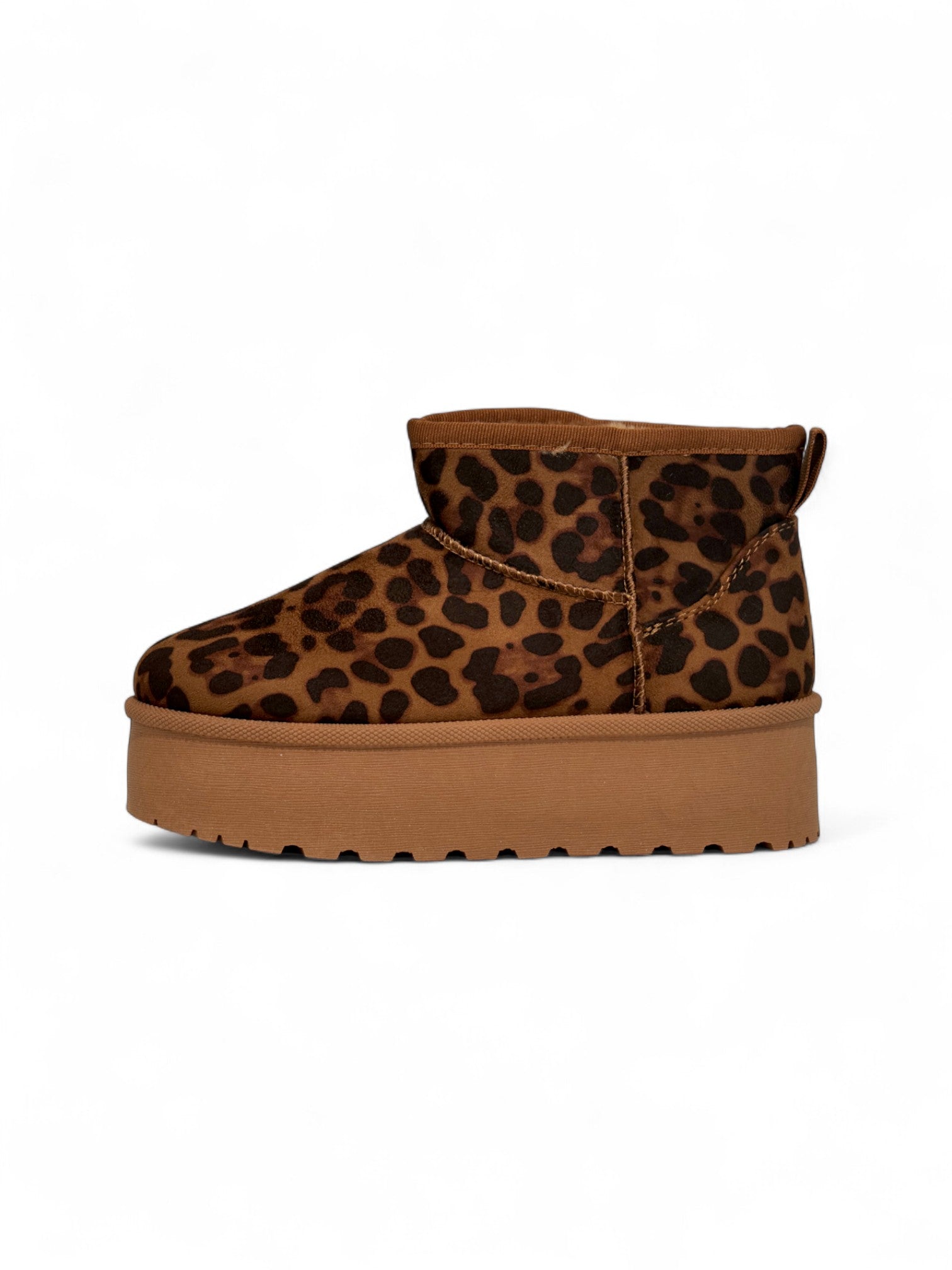 Botines de invierno con plataforma para mujer en gamuza textura de terciopelo con forro cálido – Botas estilo snow boots