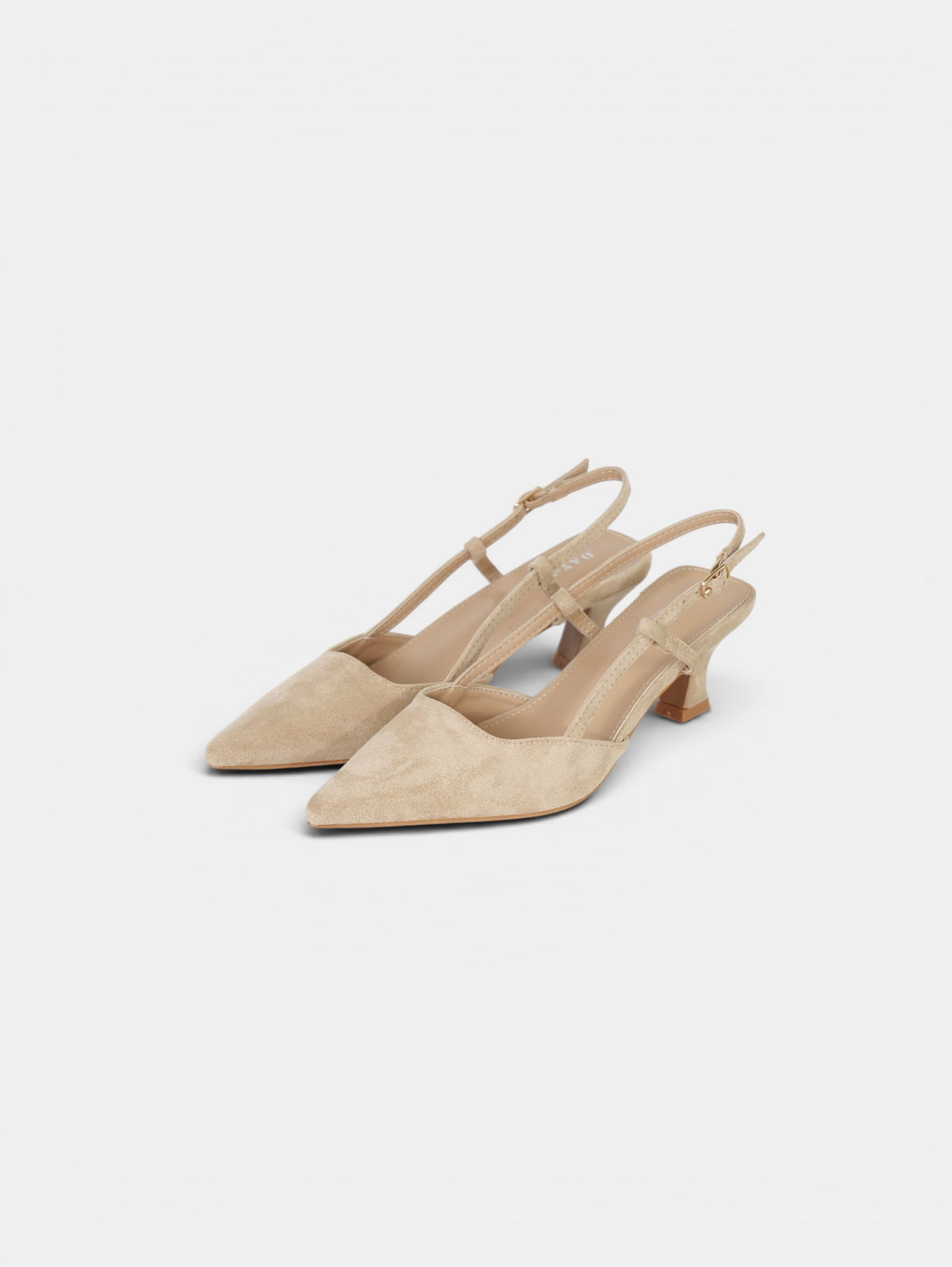 Zapatos de tacón slingback elegantes para mujer con punta fina, zapatos destalonados de terciopelo, tacón bajo cómodo con tira trasera ajustable en beige, rosa, marrón chocolate y negro para comuniones bodas eventos importantes