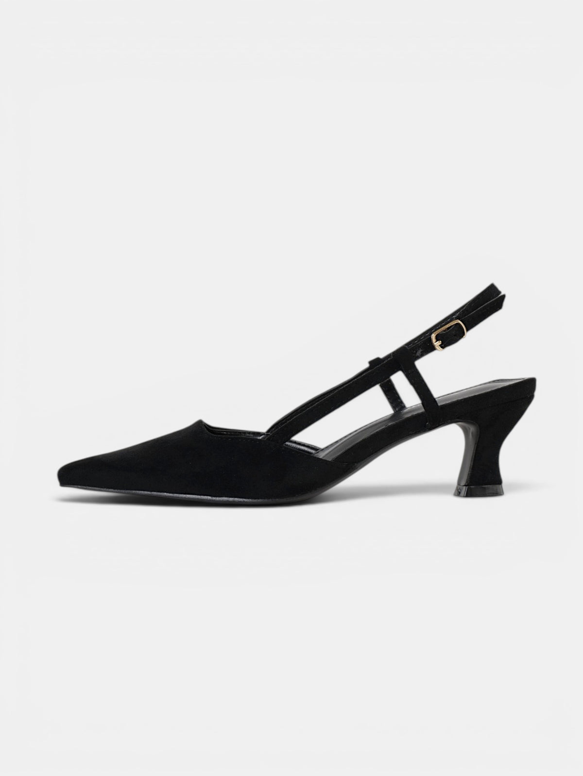 Zapatos de tacón slingback elegantes para mujer con punta fina, zapatos destalonados de terciopelo, tacón bajo cómodo con tira trasera ajustable en beige, rosa, marrón chocolate y negro para comuniones bodas eventos importantes