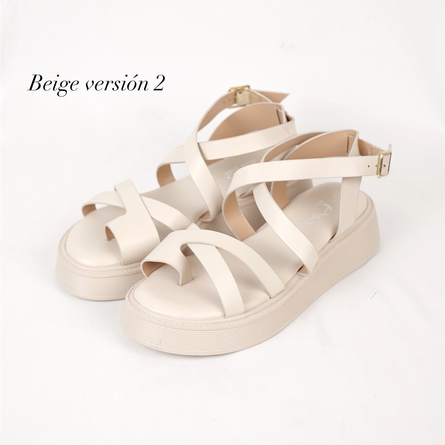 Sandalias planas de plataforma para mujer con tiras cruzadas estilo romano, sandalias minimalistas con pulsera al tobillo ajustable, suela gruesa cómoda, zapatos casuales de verano en color negro y marrón