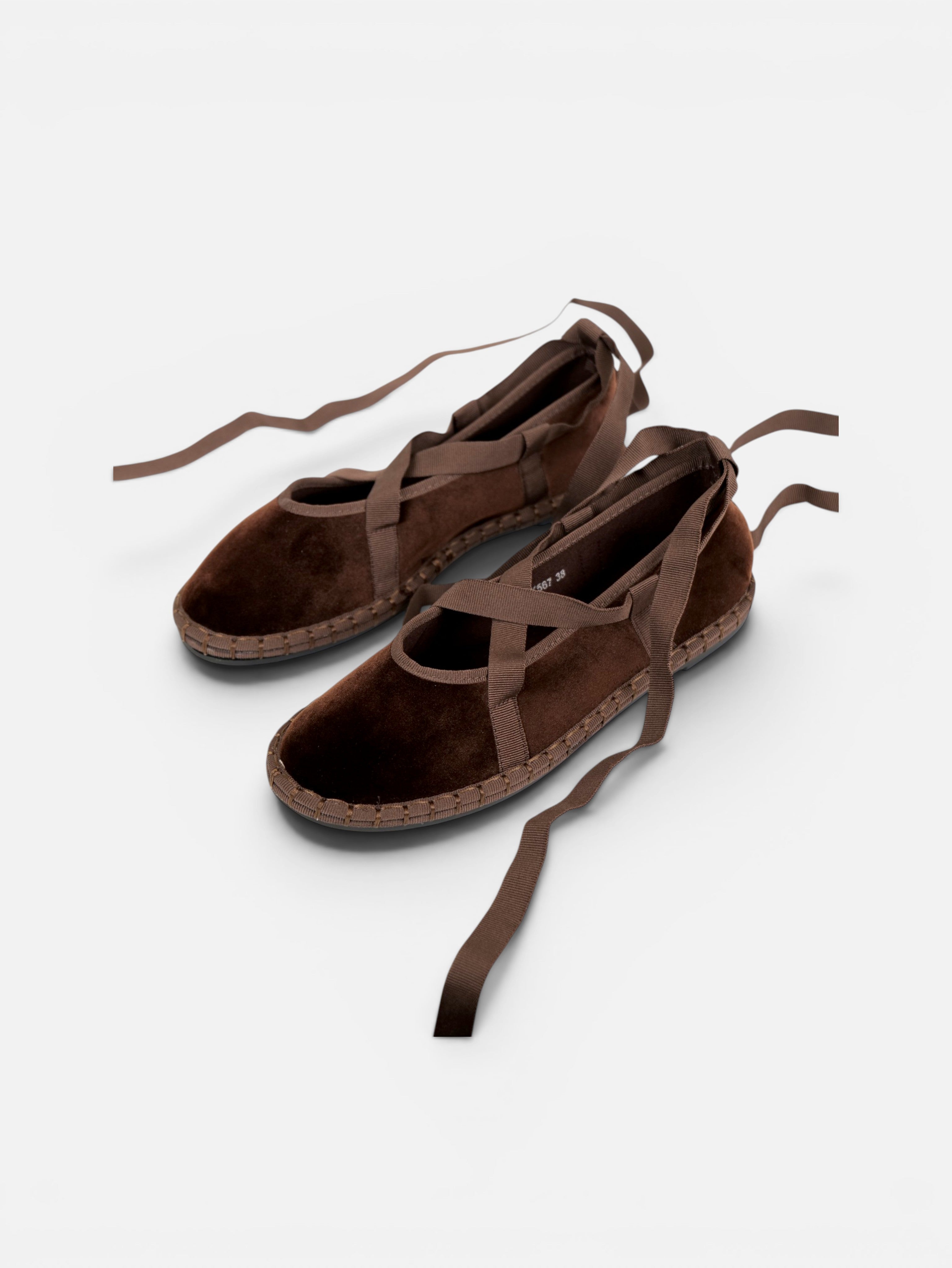 Merceditas manoletinas con cintas para atar mujer, bailarinas de gamuza sintética, zapato plano cómodo, punta redonda, estilo ballet, plantilla acolchada, elegantes para diario, oficina, eventos y otoño primavera