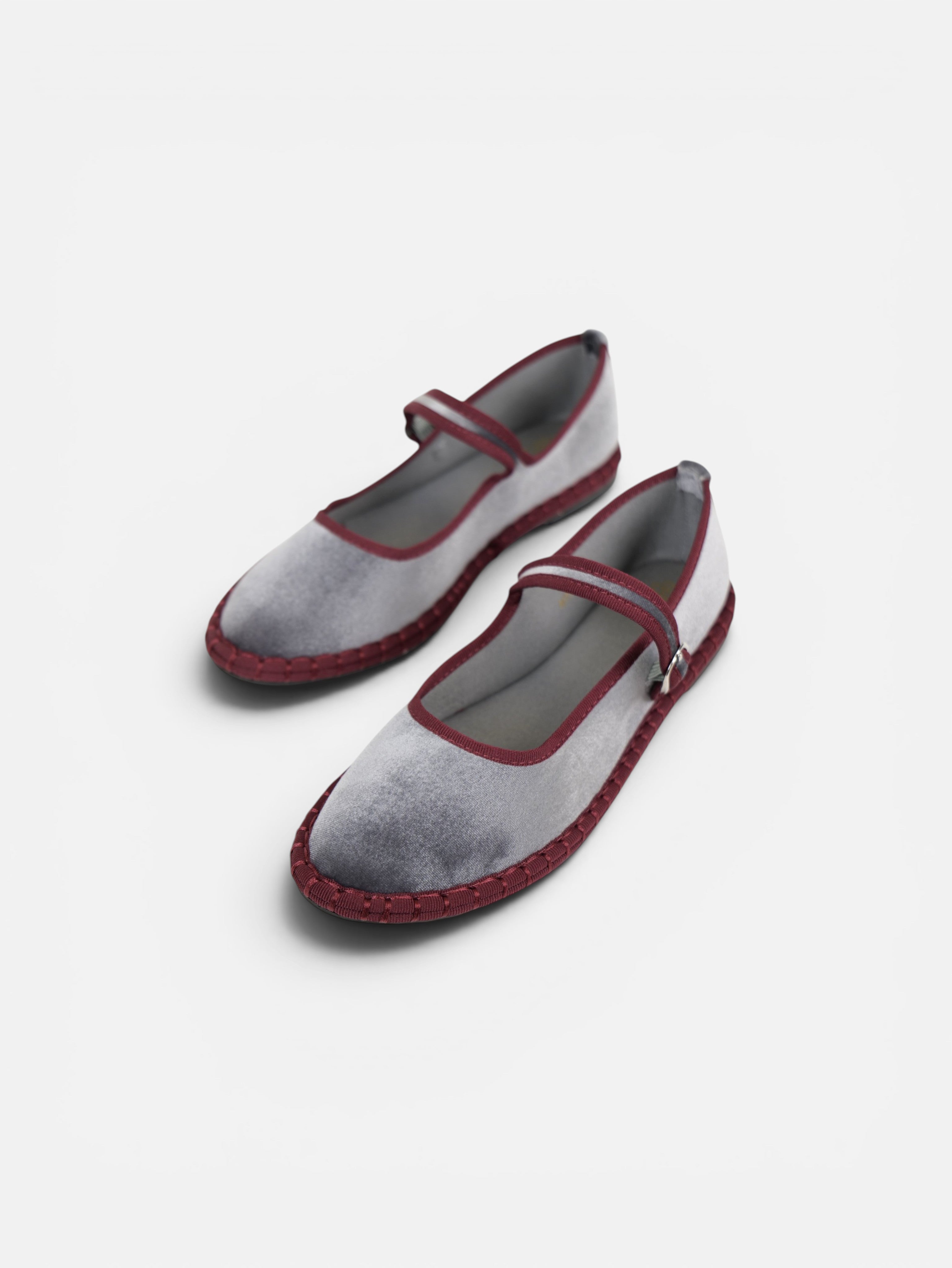 Merceditas terciopelo con hebilla ajustable para mujer, manoletinas bailarinas planas de terciopelo sintético, punta redonda, cómodas, plantilla acolchada, estilo elegante para diario, oficina, eventos y otoño invierno
