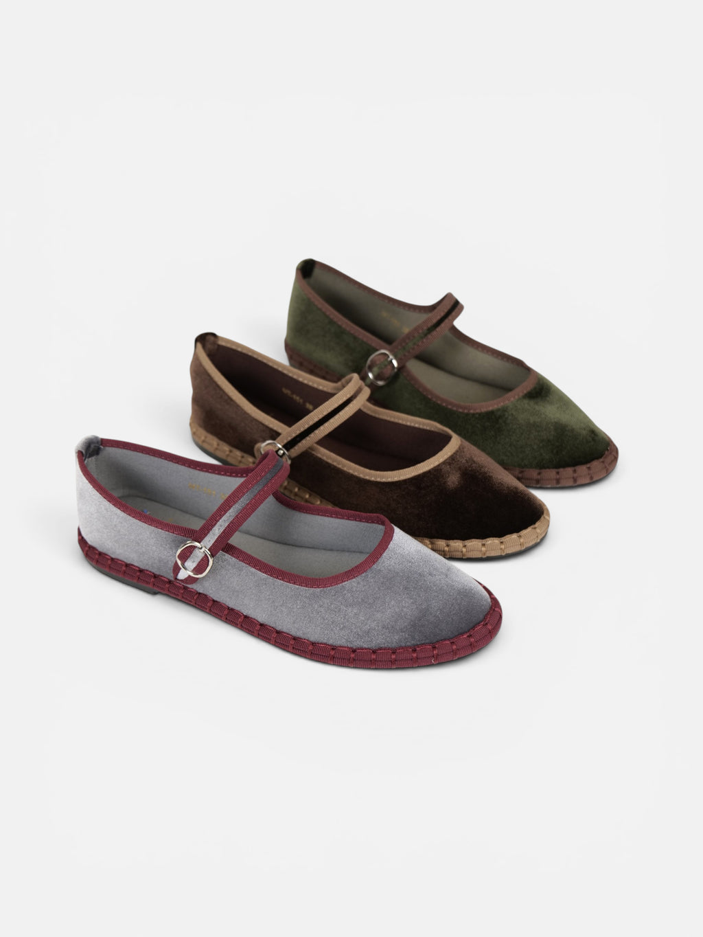 Merceditas terciopelo con hebilla ajustable para mujer, manoletinas bailarinas planas de terciopelo sintético, punta redonda, cómodas, plantilla acolchada, estilo elegante para diario, oficina, eventos y otoño invierno