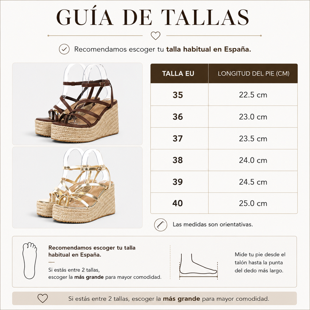 Sandalias de Cuña 10,5cm Anillo en el dedo, cuñas de esparto para mujer con plataforma de esparto y detalle dorado, sandalias elegantes de verano en negro, marrón, dorado y blanco