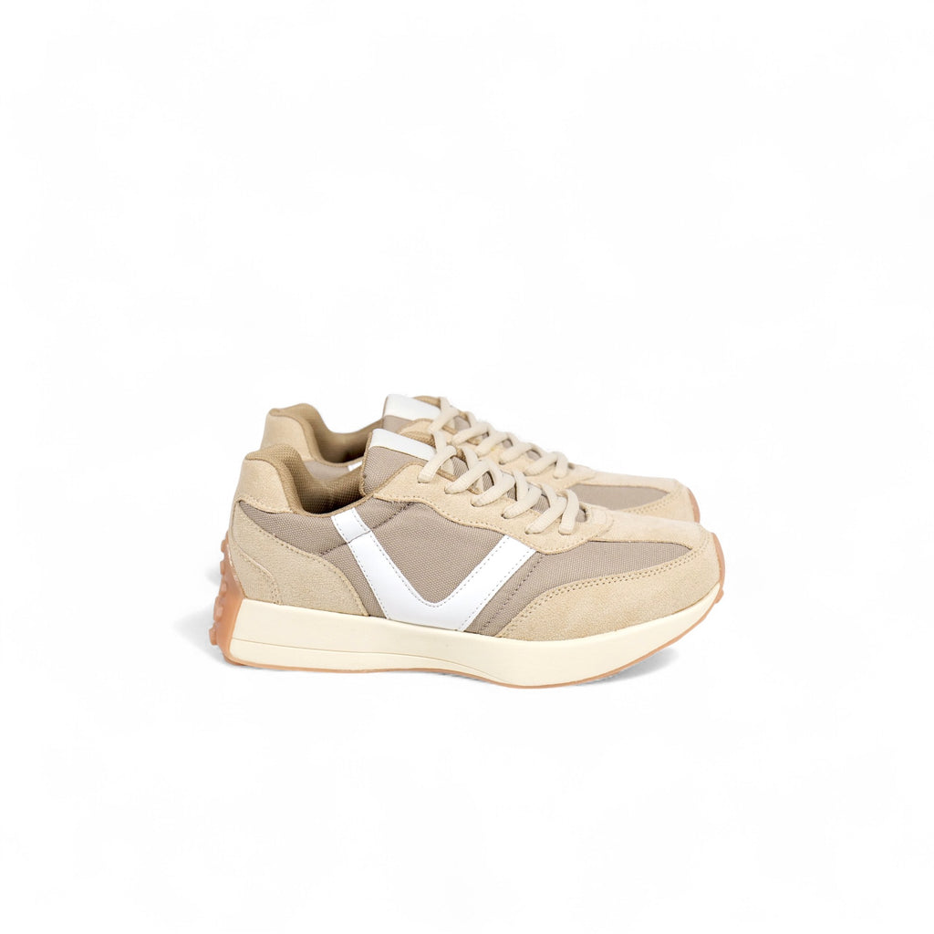 Zapatillas deportivas marrón claro