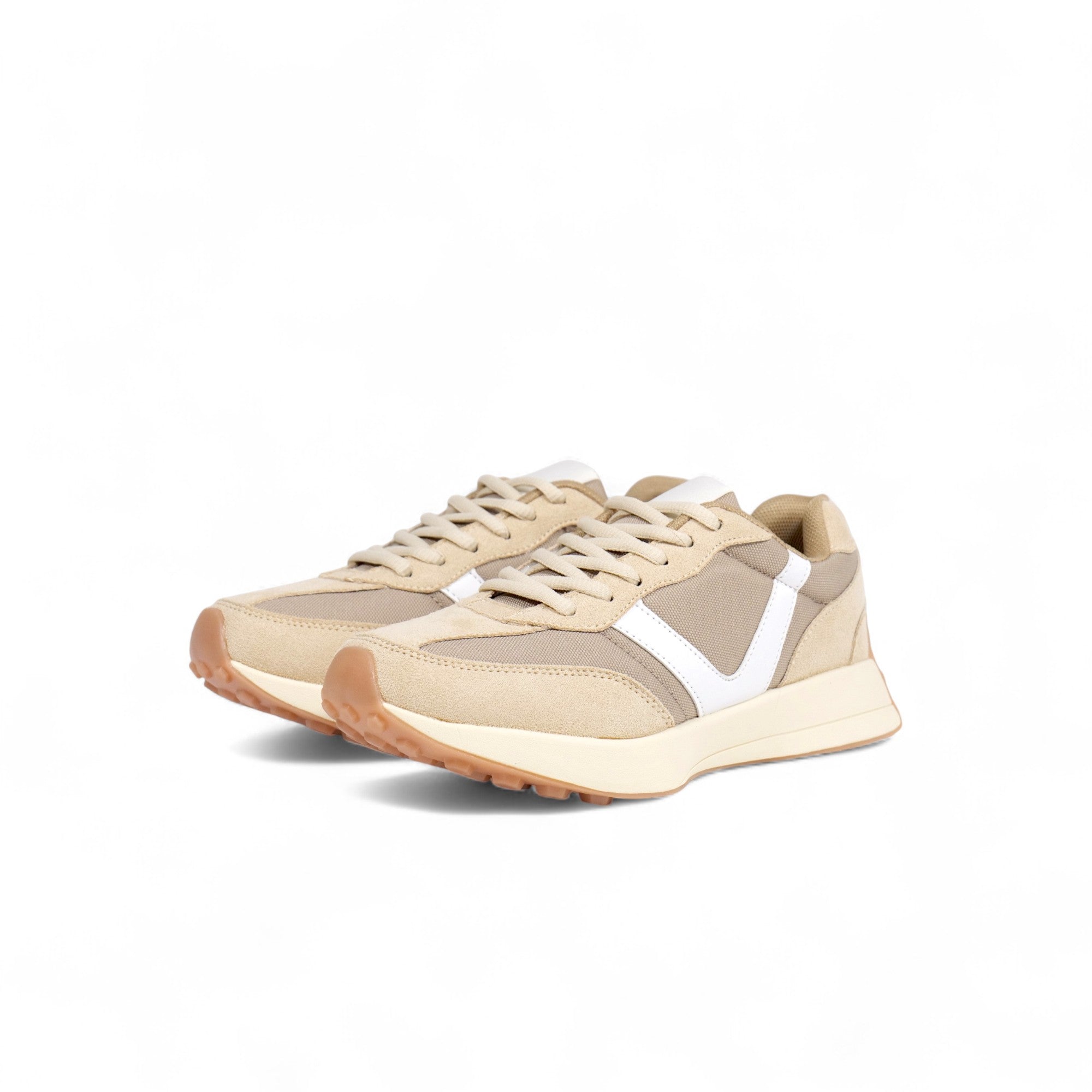 Zapatillas deportivas marrón claro