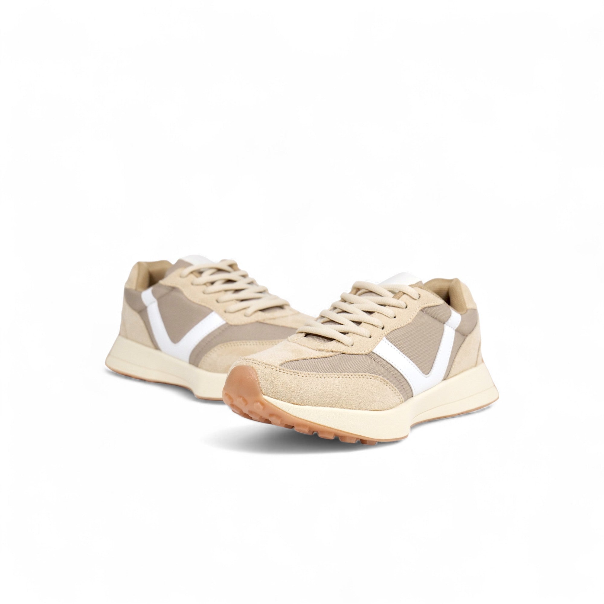Zapatillas deportivas marrón claro