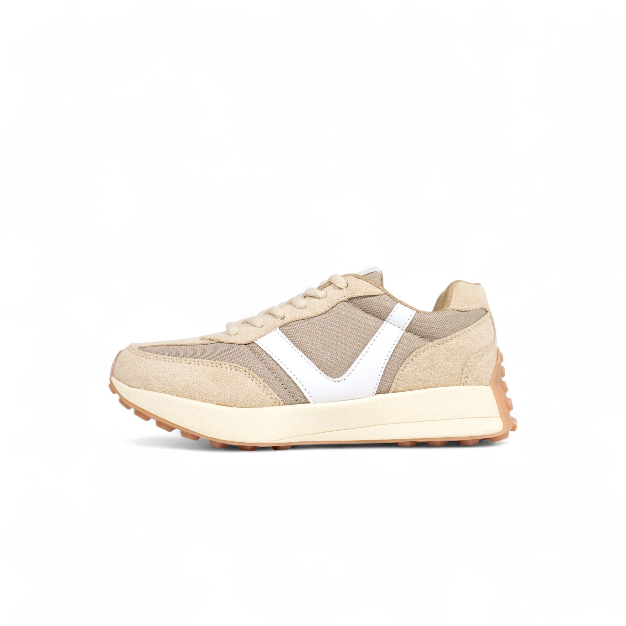 Zapatillas deportivas marrón claro