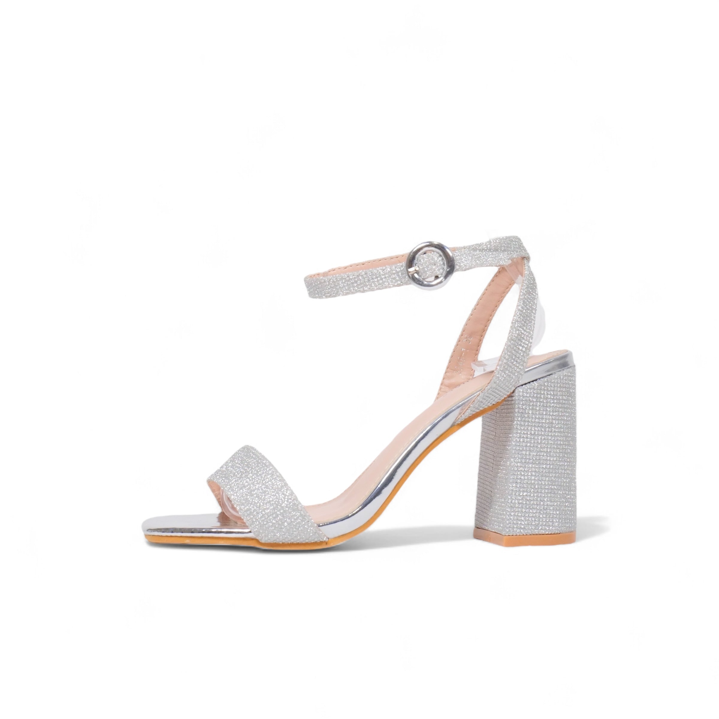 Tacones de fiesta con brillos