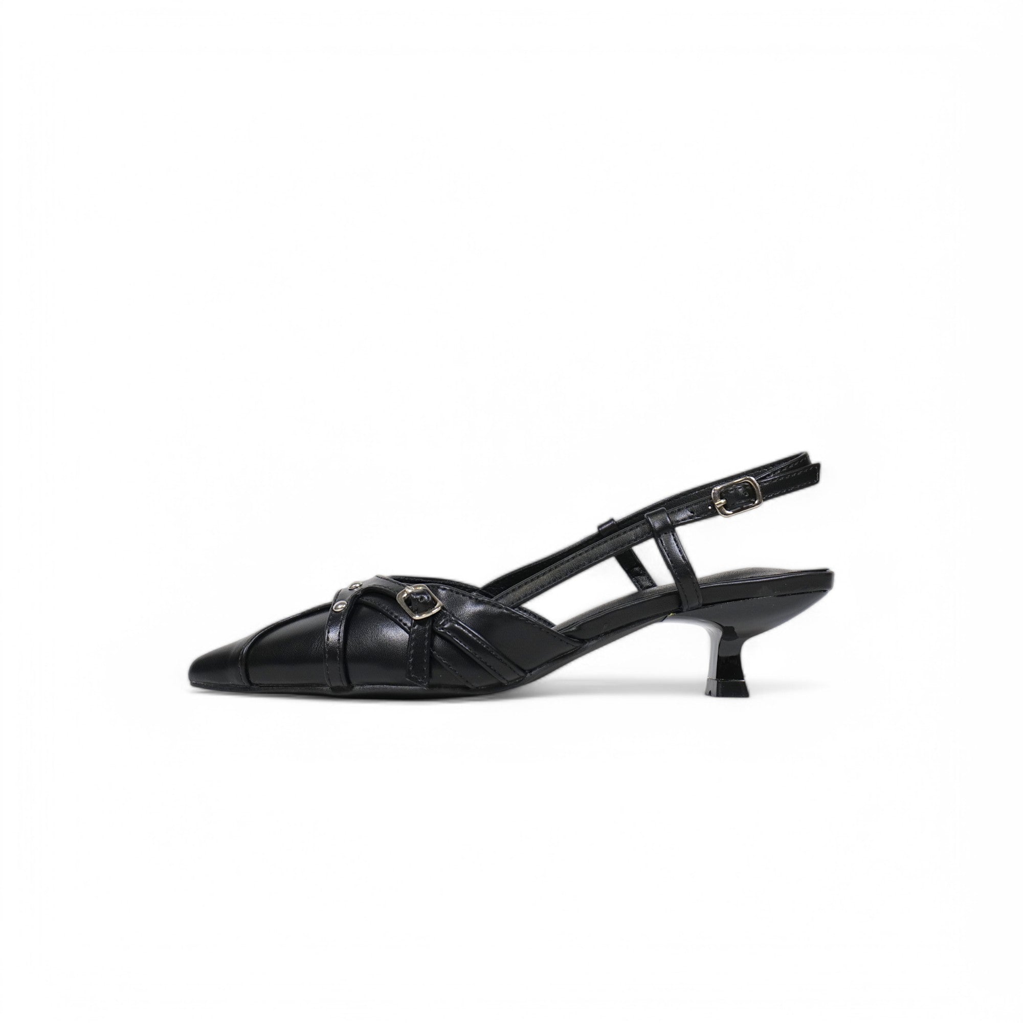 Tacones Kitten slingback de punta