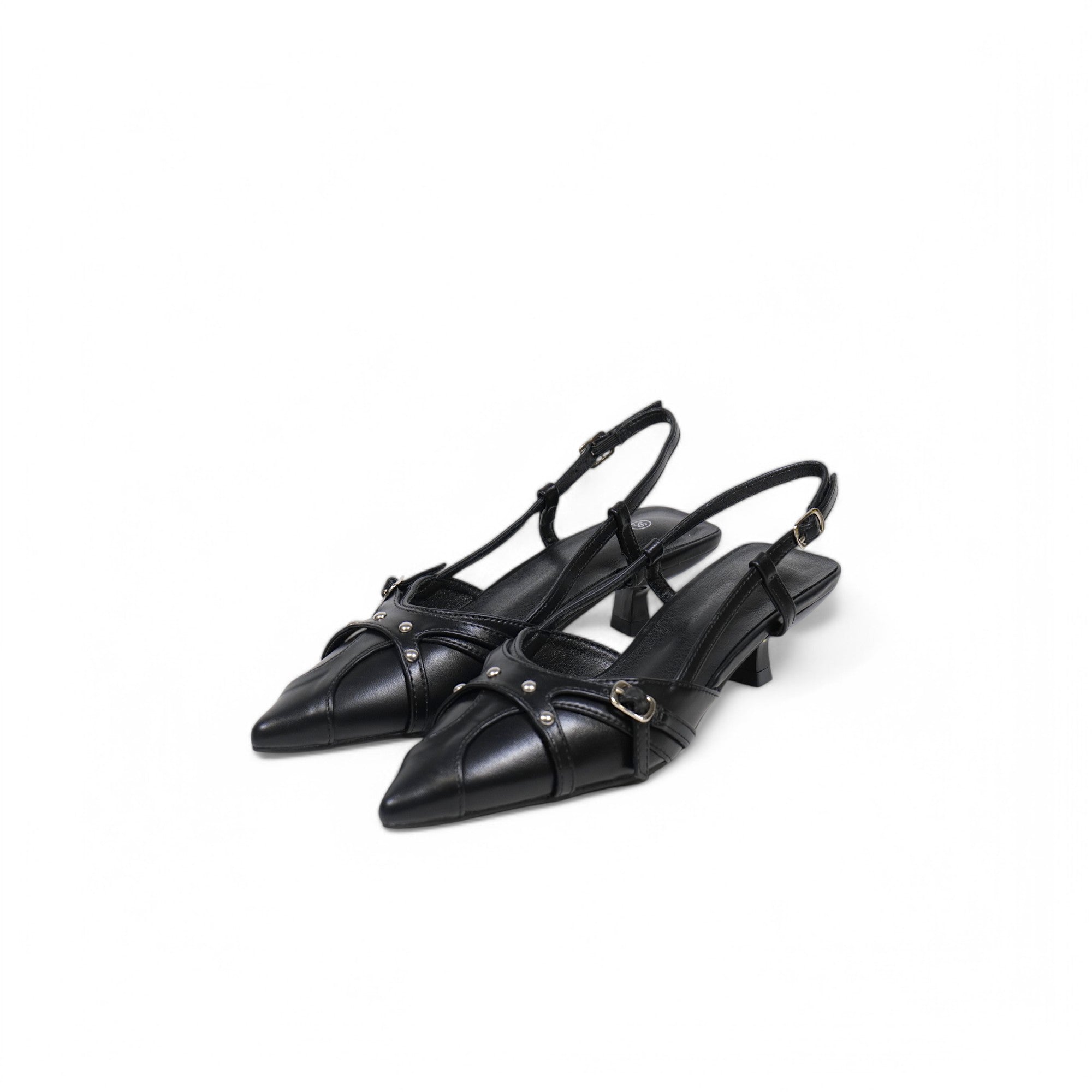 Tacones Kitten slingback de punta