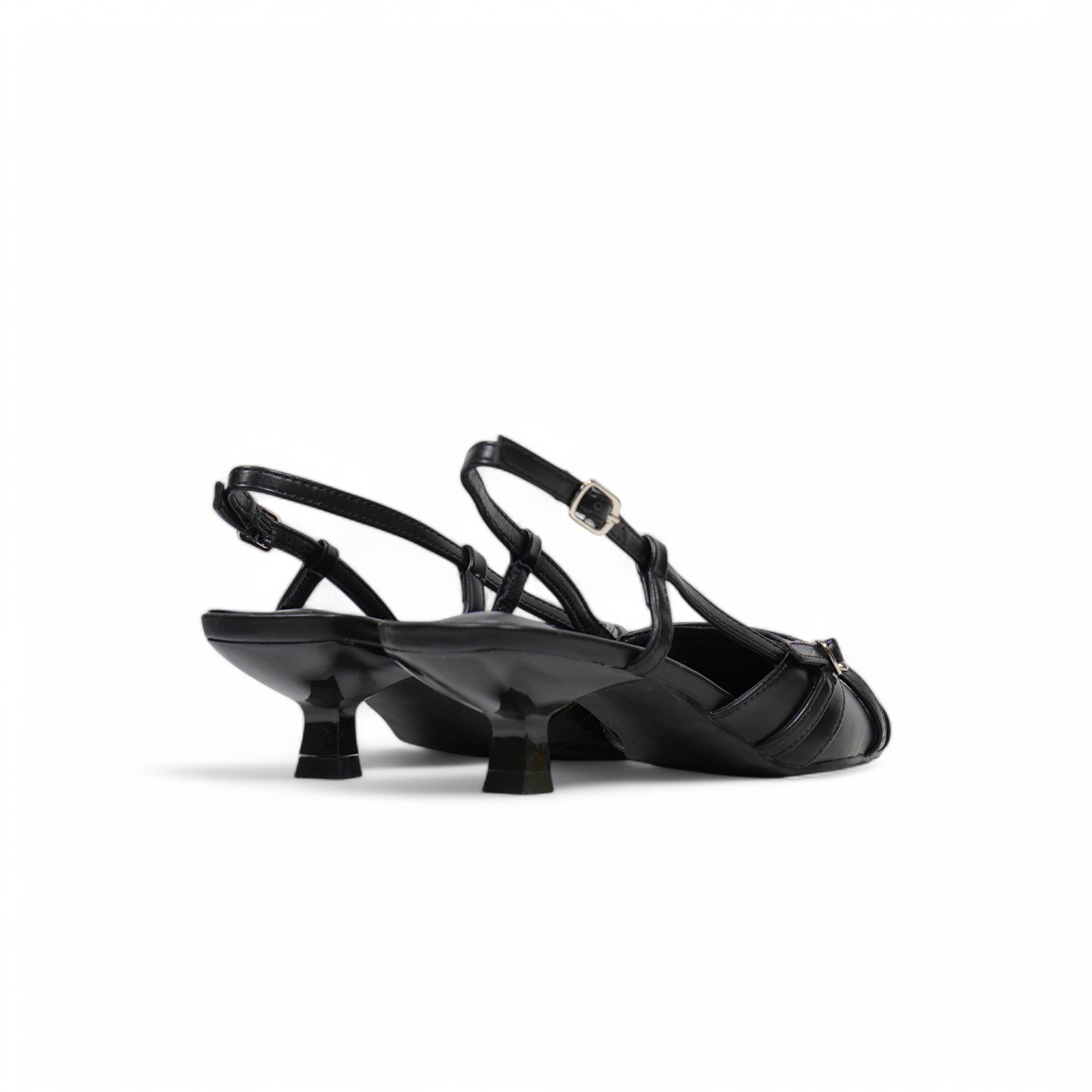 Tacones Kitten slingback de punta