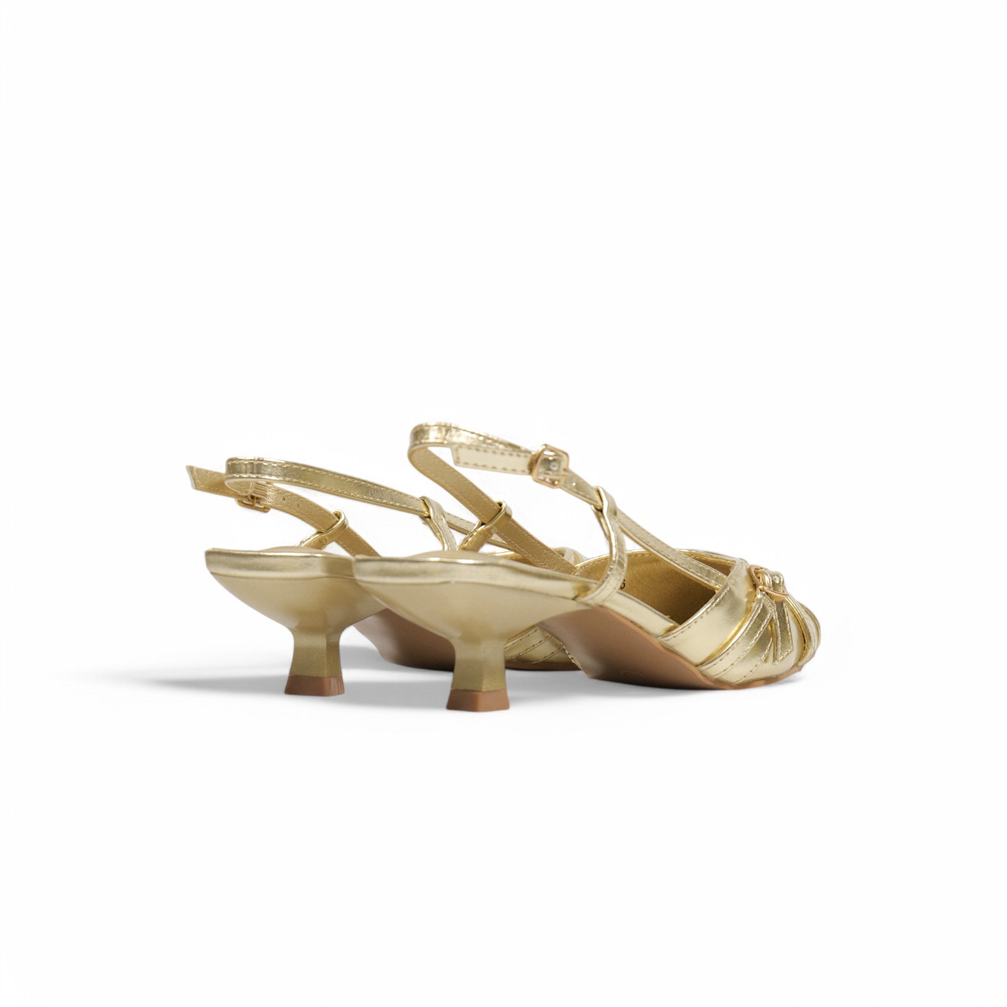 Tacones Kitten slingback de punta