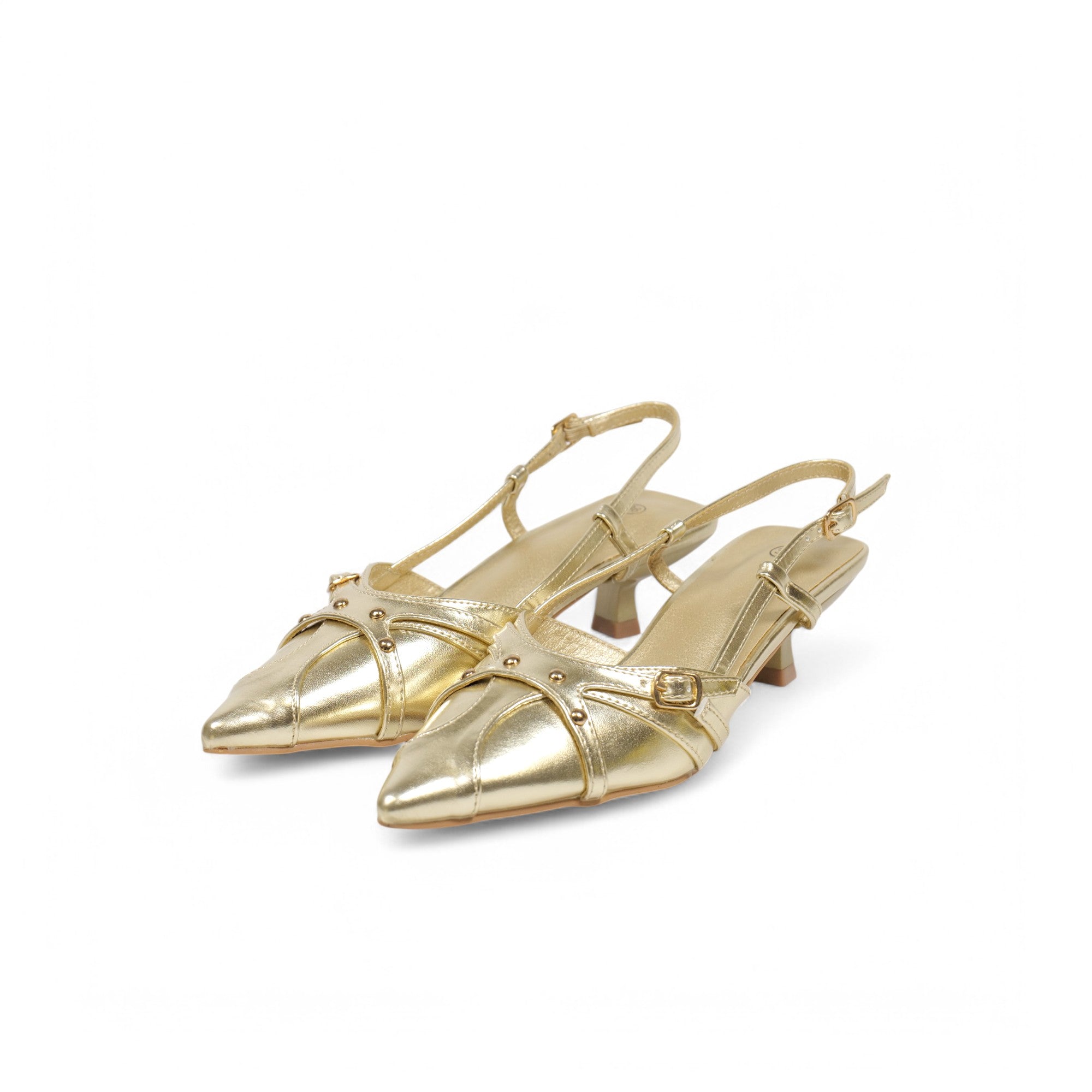 Tacones Kitten slingback de punta