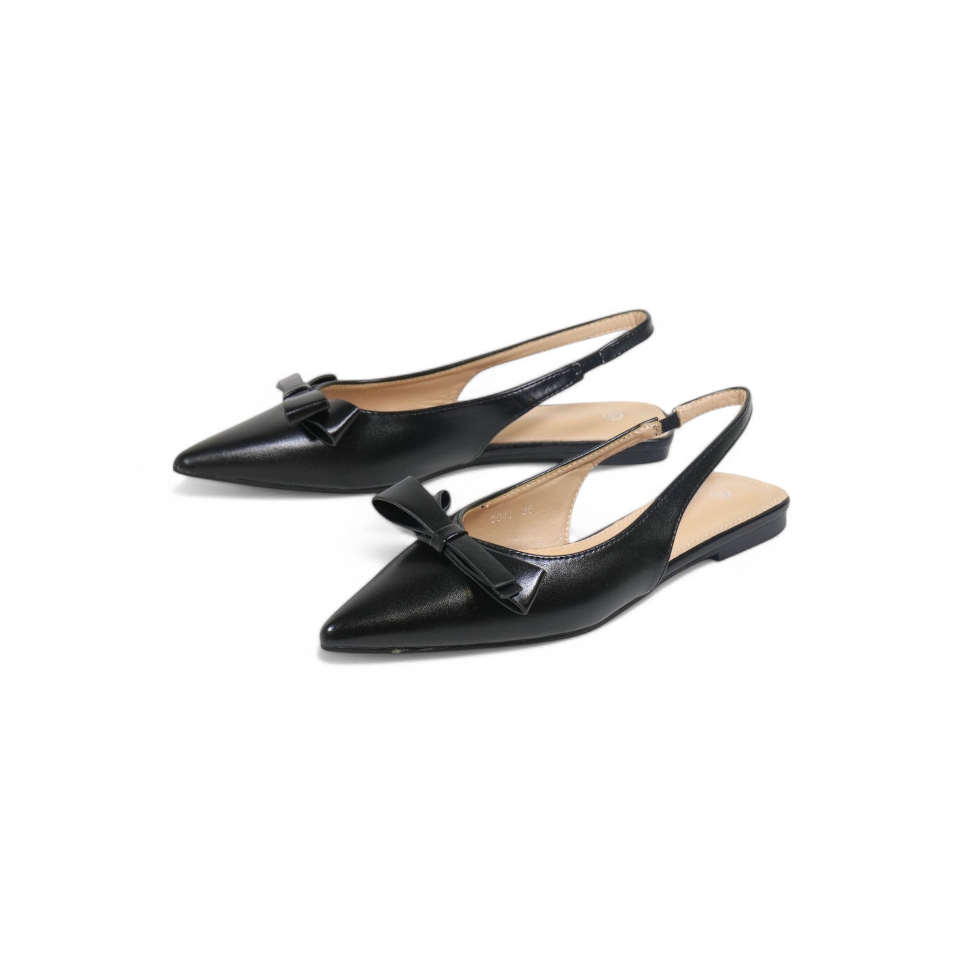 Bailarinas Slingback en punta de lazo