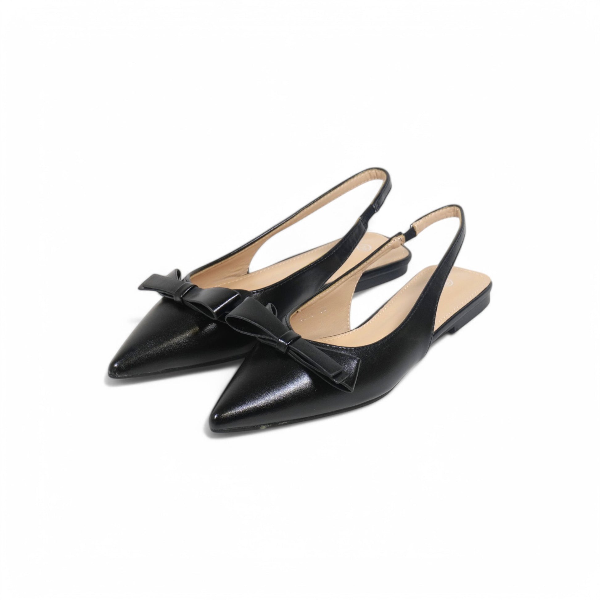 Bailarinas Slingback en punta de lazo