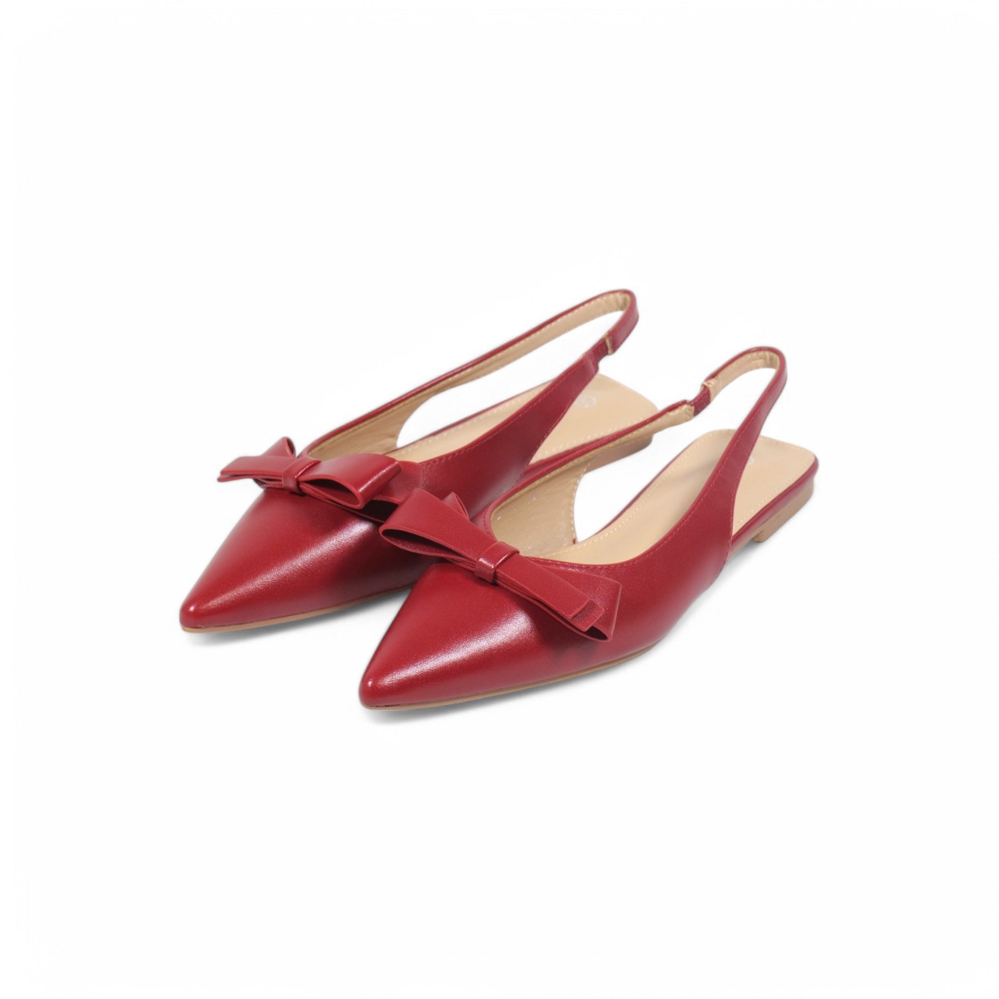 Bailarinas Slingback en punta de lazo