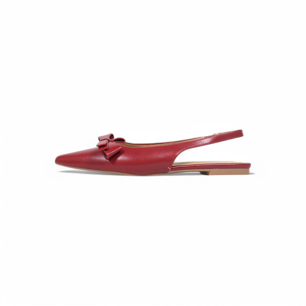Bailarinas Slingback en punta de lazo