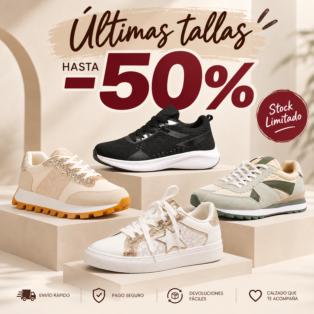 Zapatos mujer Últimas Tallas con Descuento
