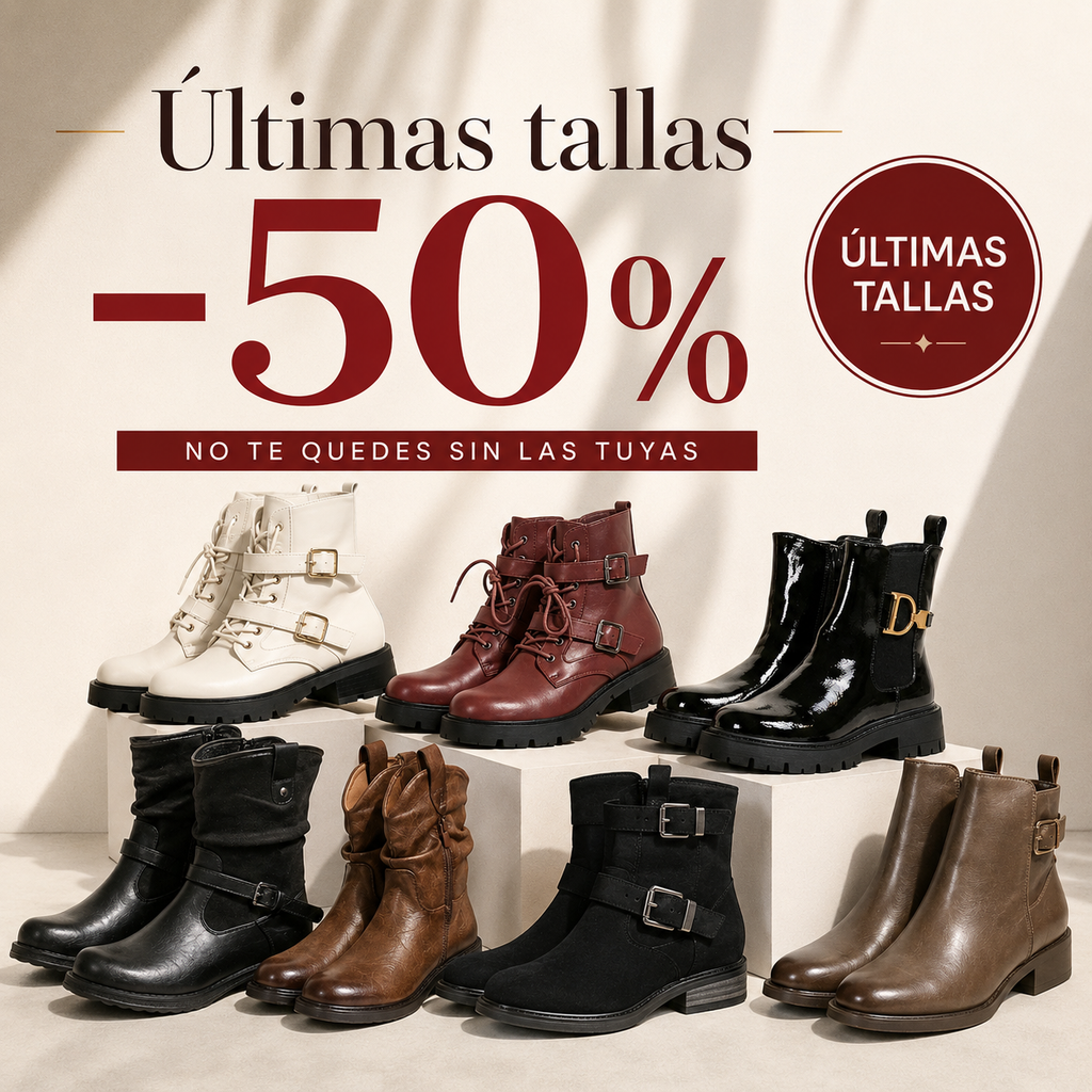 Botines Últimas Tallas Outlet