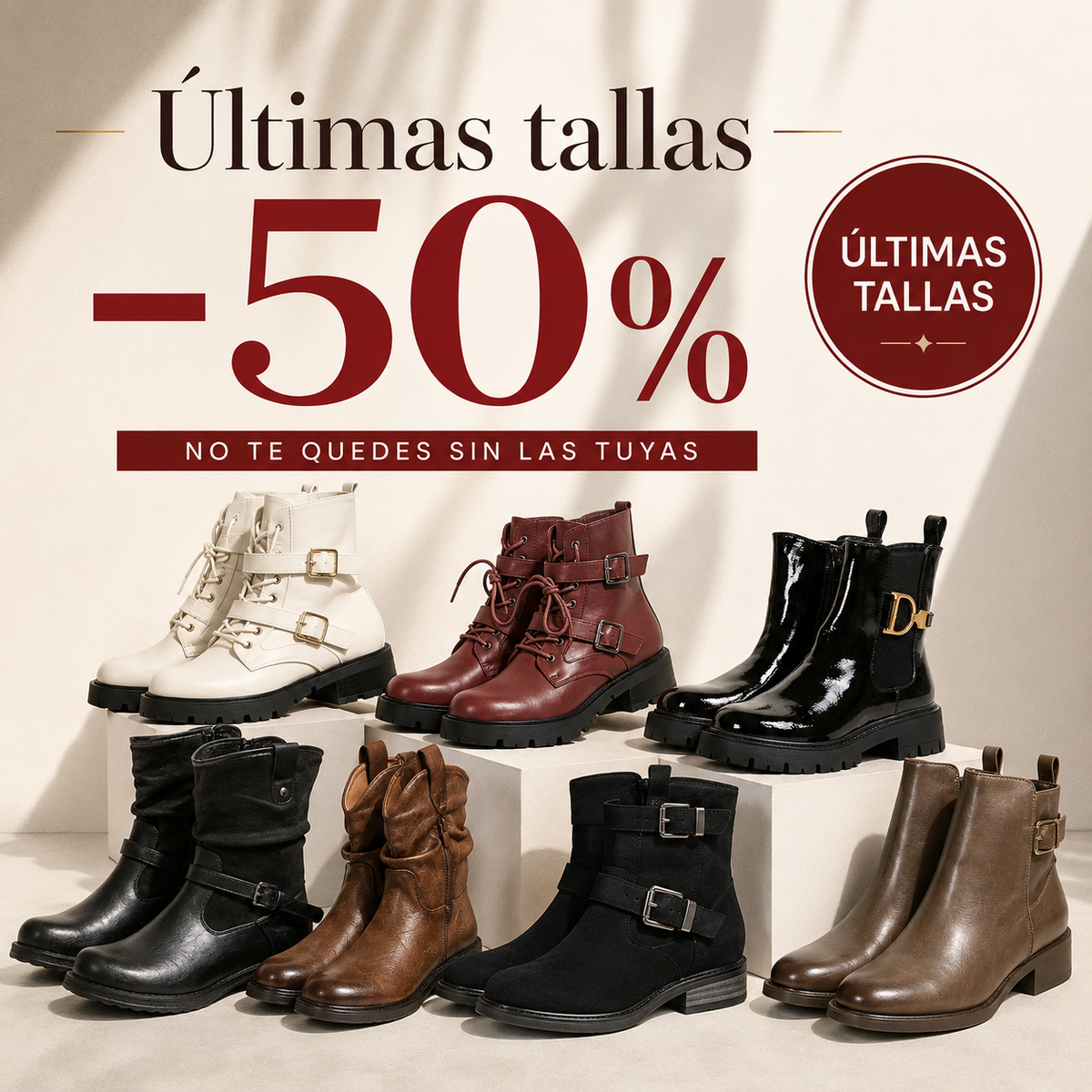 Botines Últimas Tallas Outlet