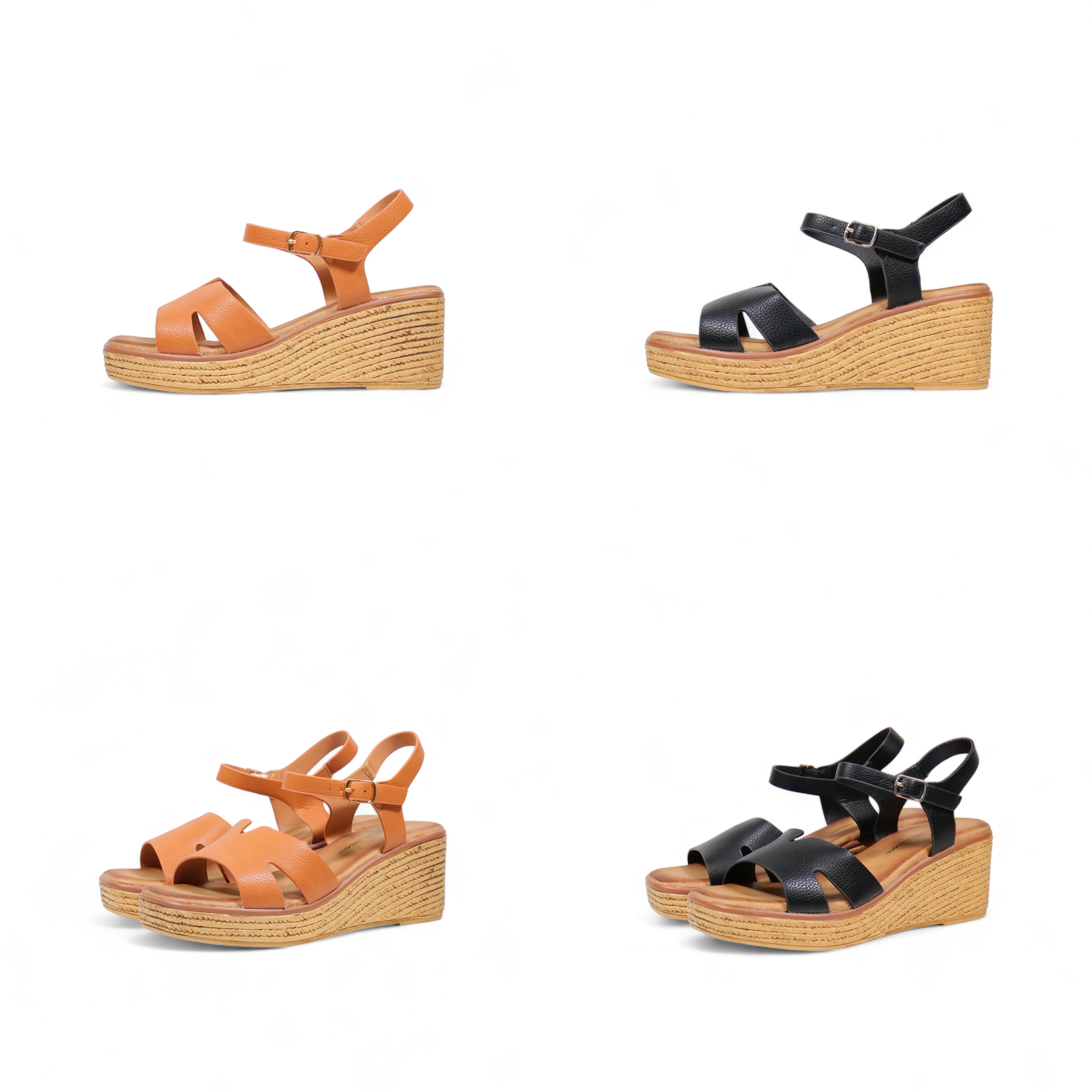 Sandalias de tira con borde de tachuelas
