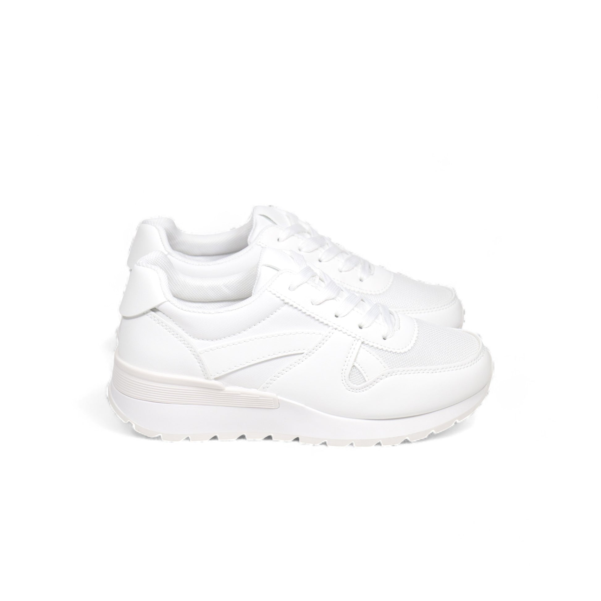 Zapatillas deportivas básicas blancas