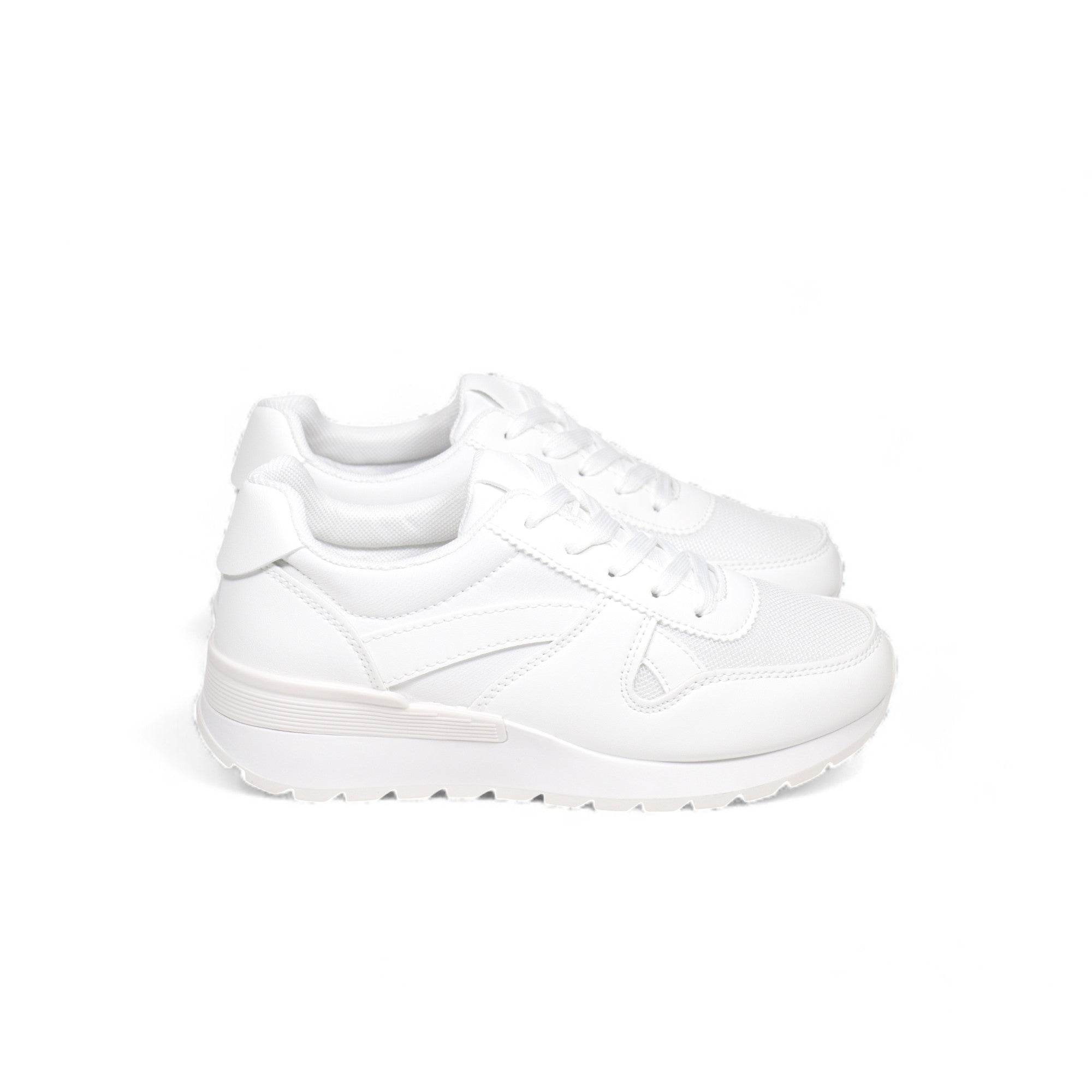 Zapatillas deportivas básicas blancas