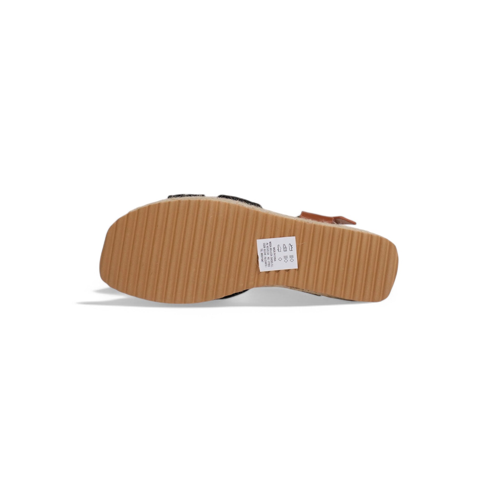 Sandalias de cuña con plataforma de tiras