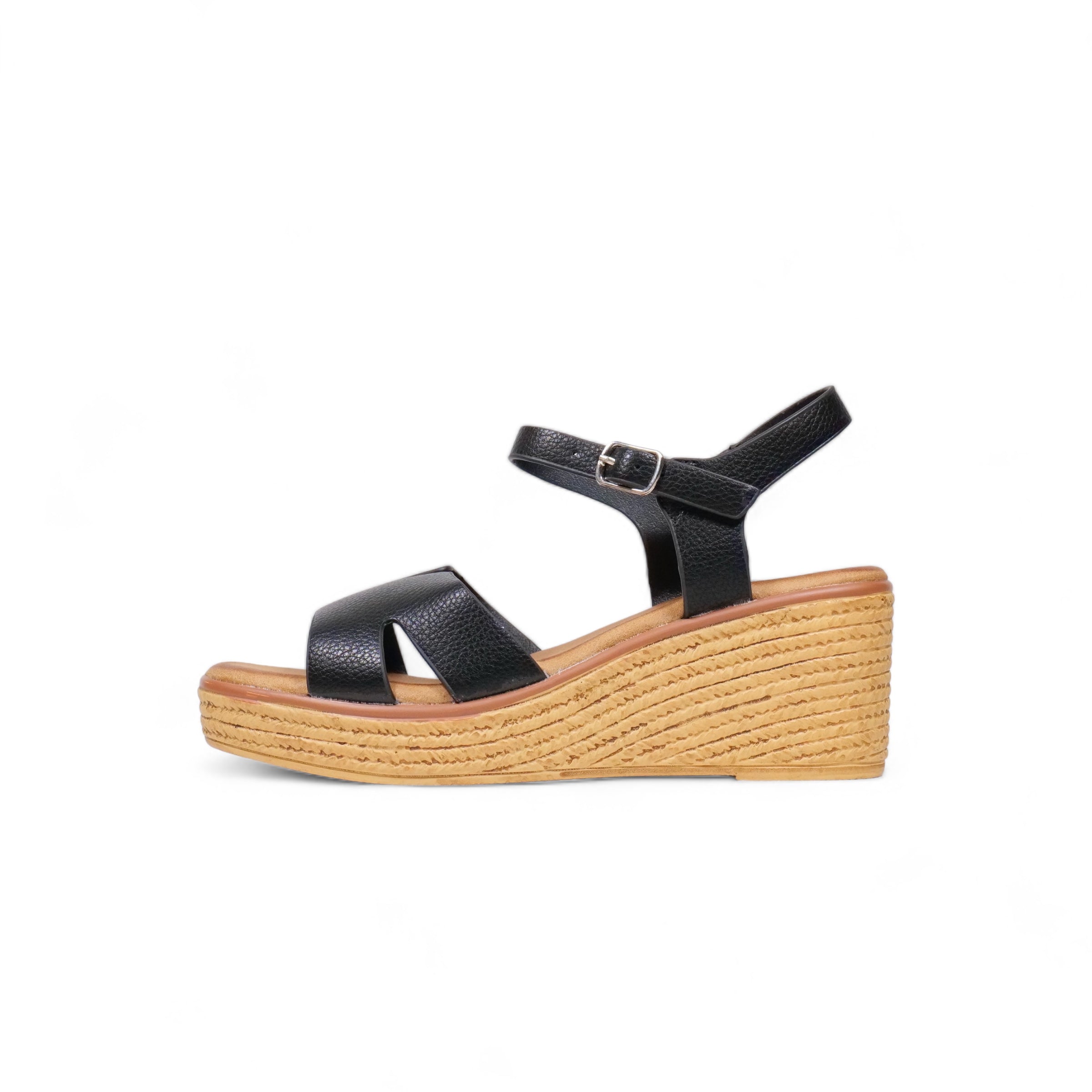 Sandalias de tira con borde de tachuelas