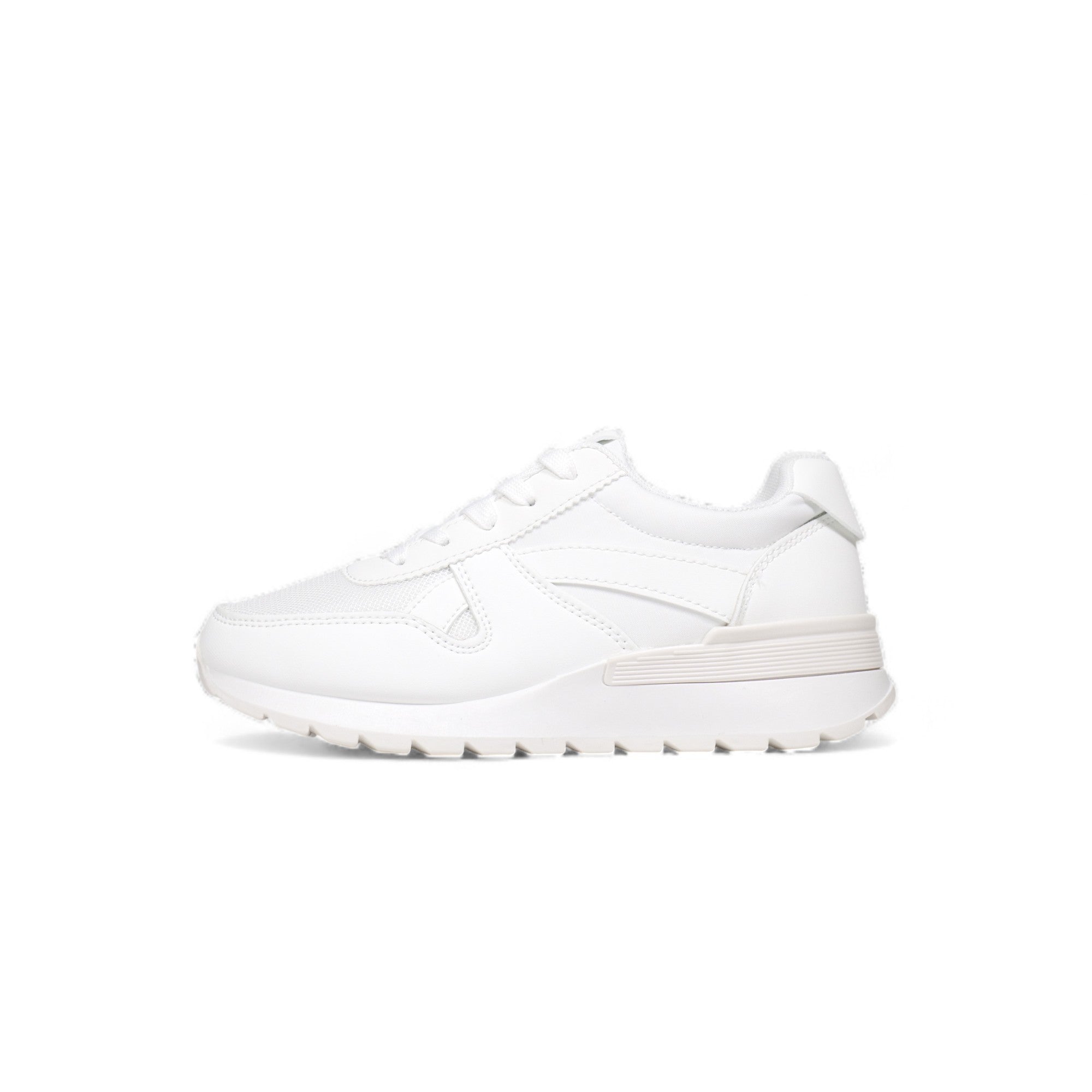 Zapatillas deportivas básicas blancas