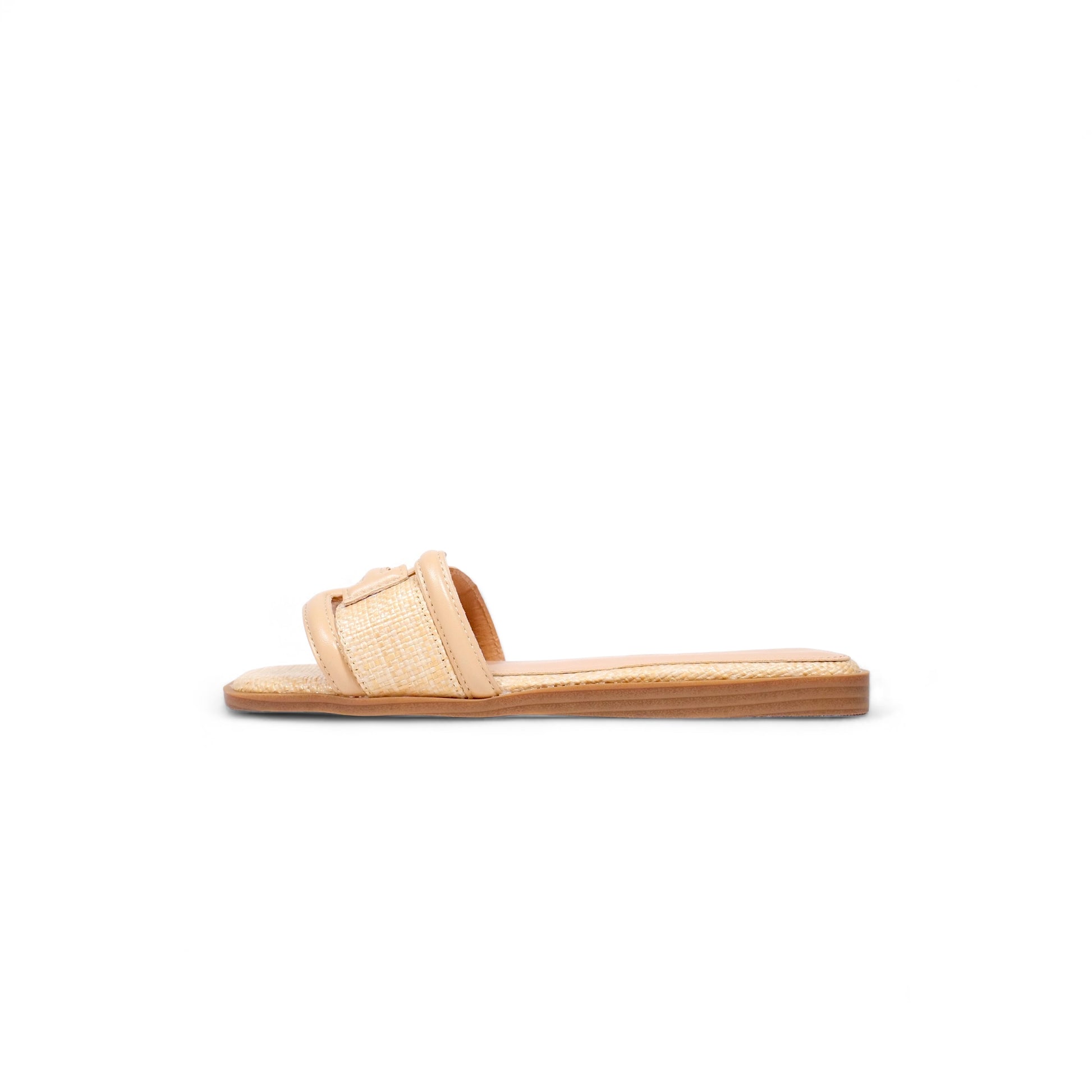 Sandalias planas diseño H calado