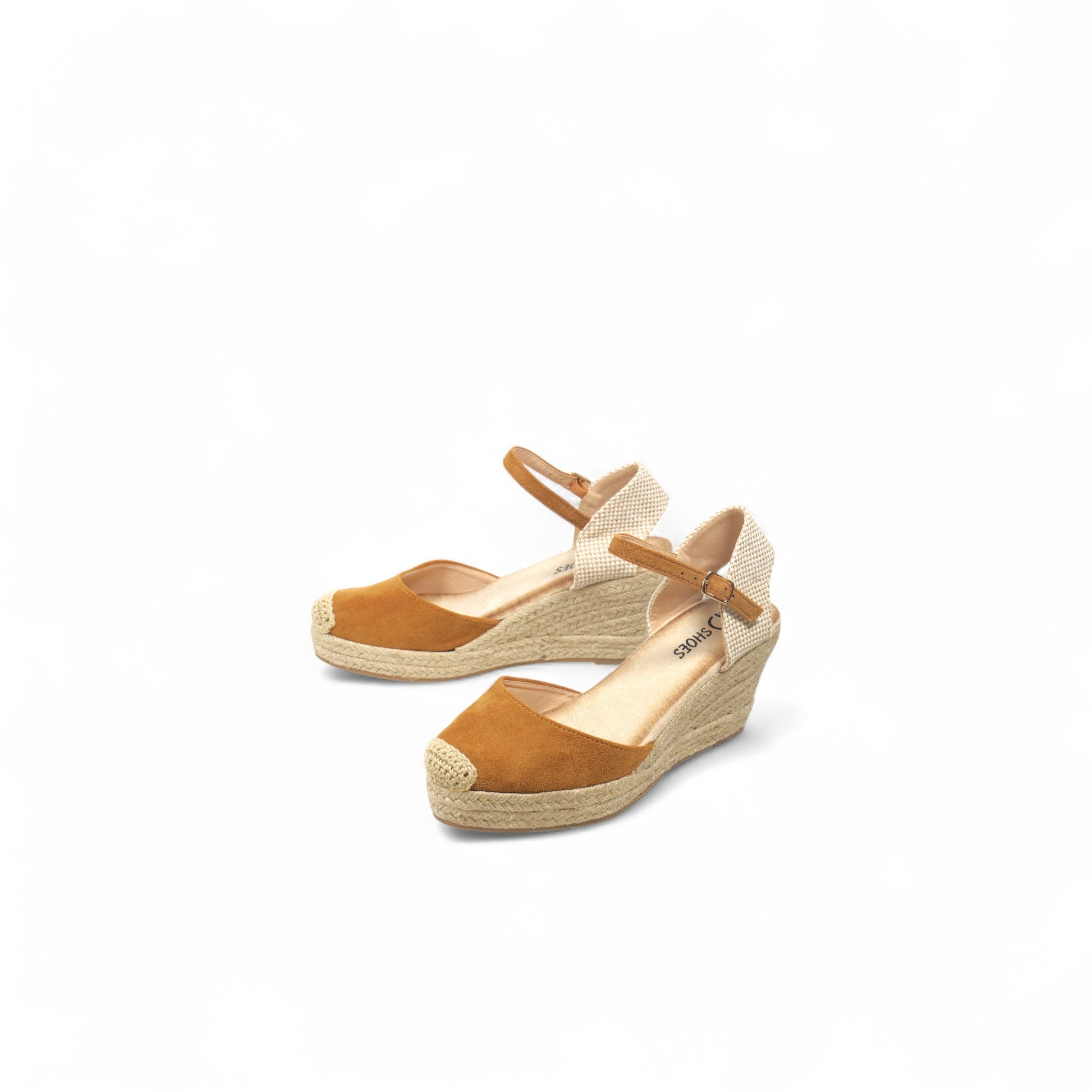 Sandalias de cuña con pulsera 8cm