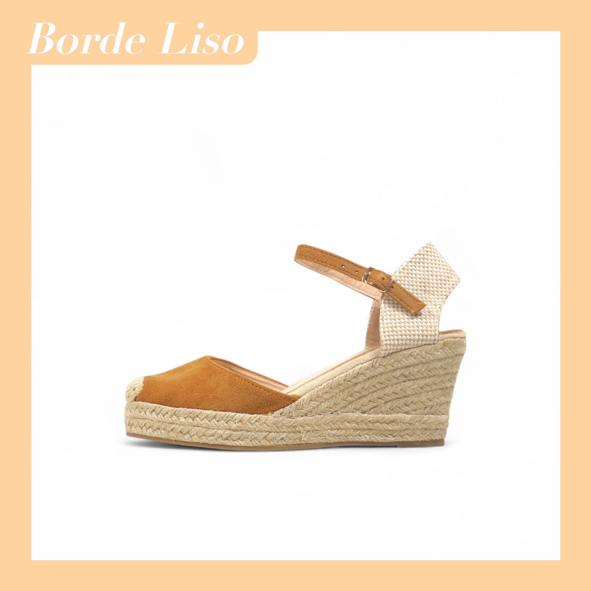Sandalias de cuña con pulsera 8cm