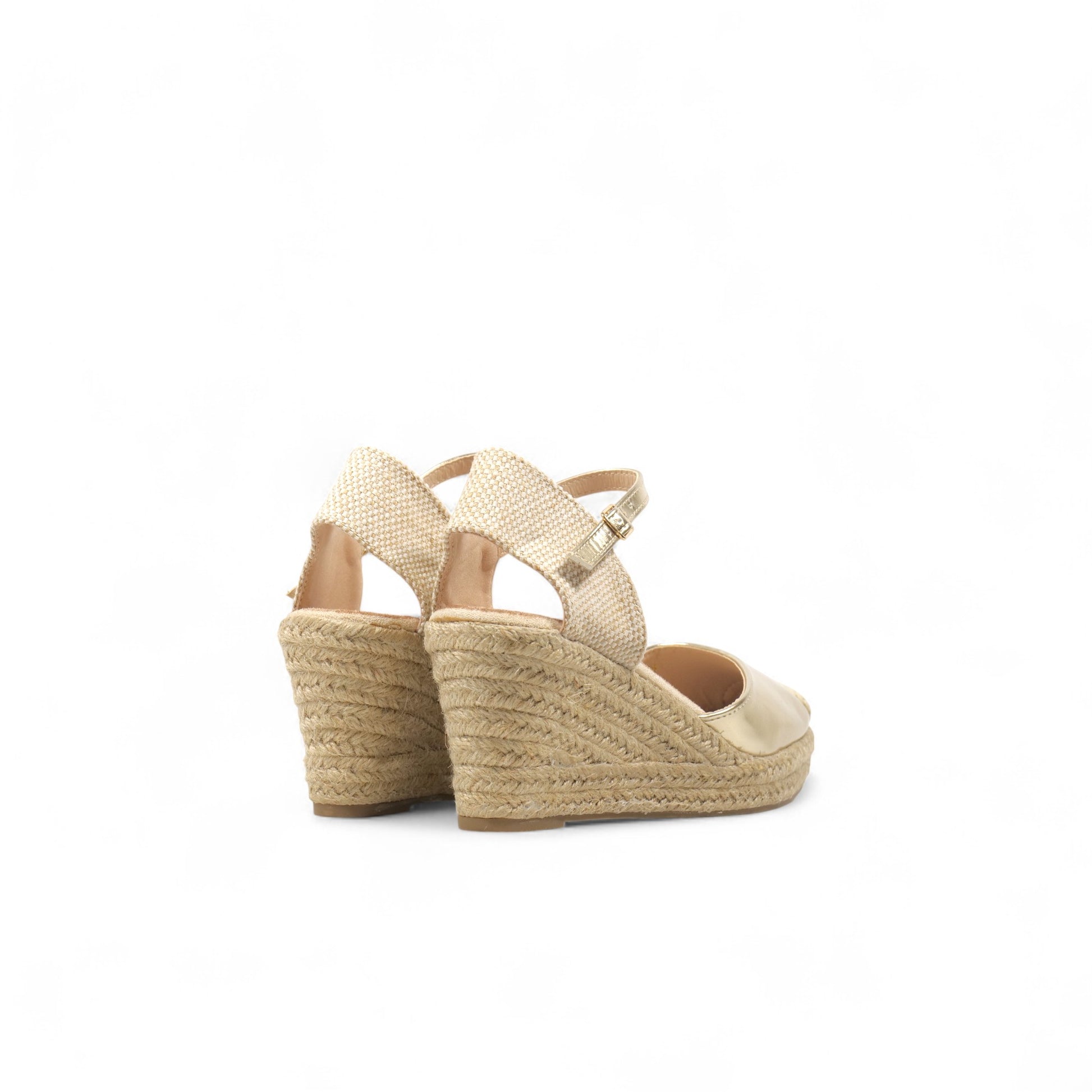 Sandalias de cuña con pulsera 8cm