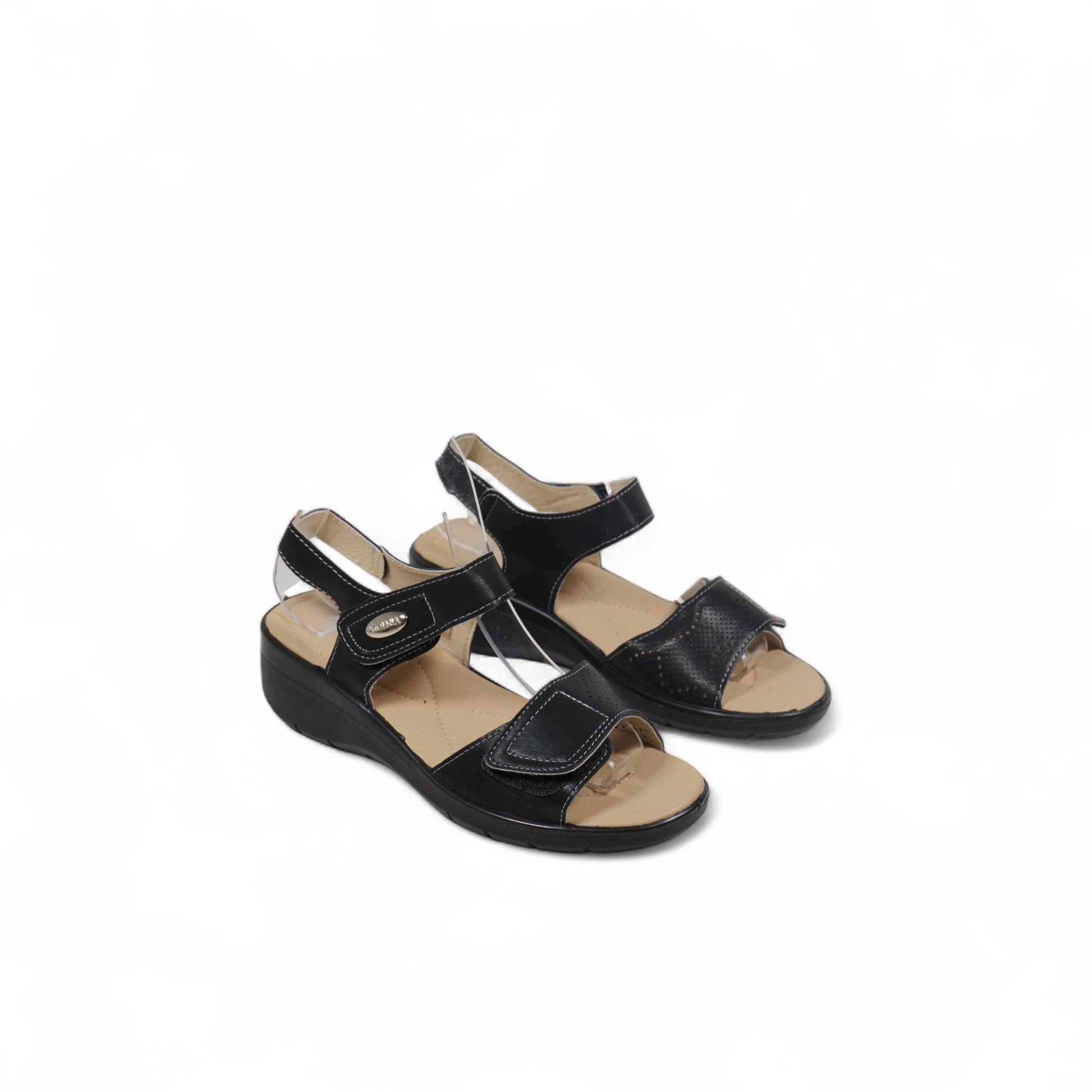 Sandalias confort con ajuste de velcro