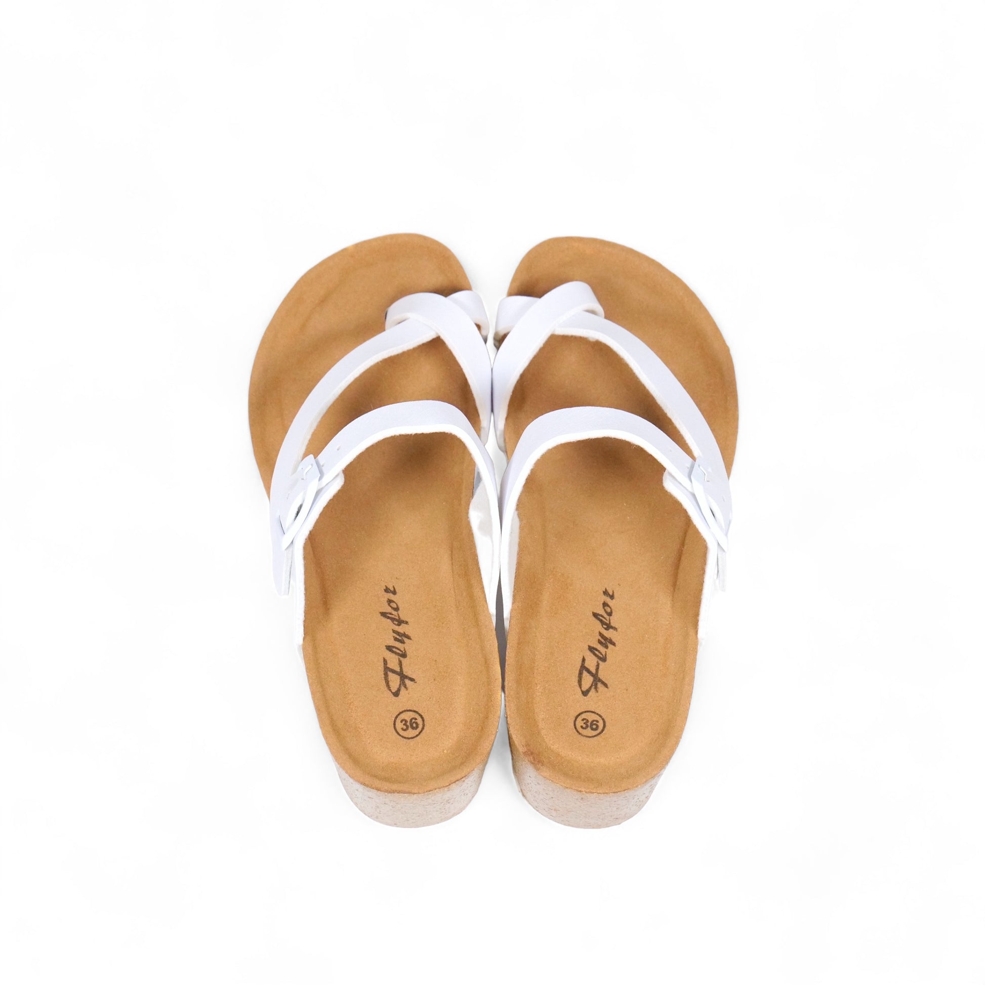 Sandalias de tiras cruzadas al dedo