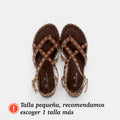 Sandalias Romanas con Tachuelas - Suela flexible y plantilla acolchada - Tachuelas doradas y tiras cruzadas para mujer, estilo casual elegante para verano, ideales para combinar con vestidos largos, faldas boho y looks de vacaciones