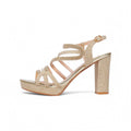 Tacones de Fiesta con tira de Brillos