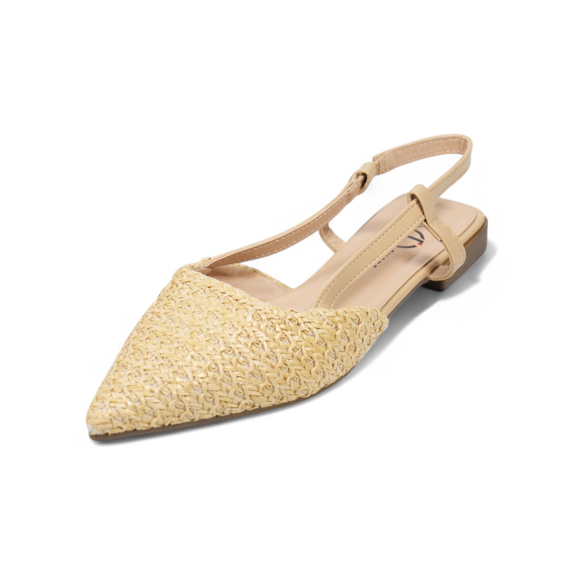 Sandalias planas de tiras de colores