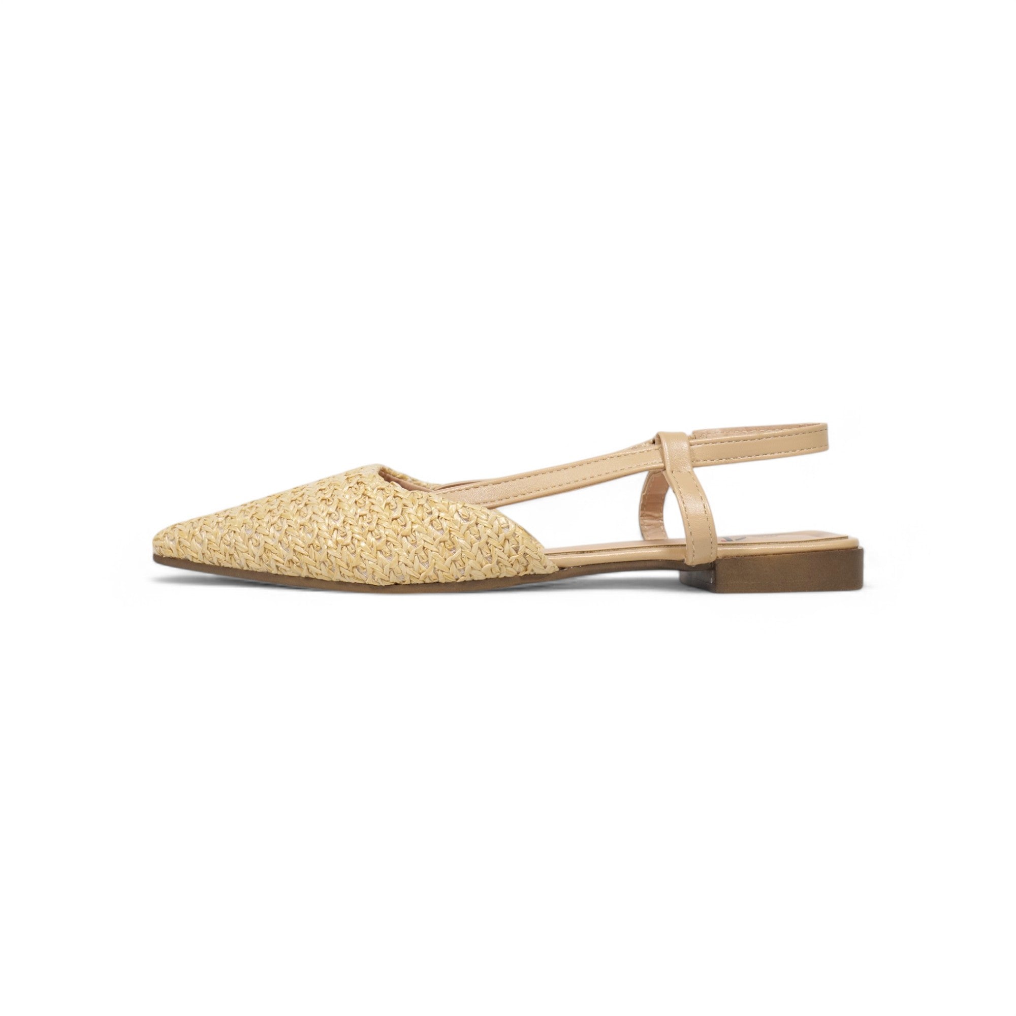 Sandalias planas de tiras de colores