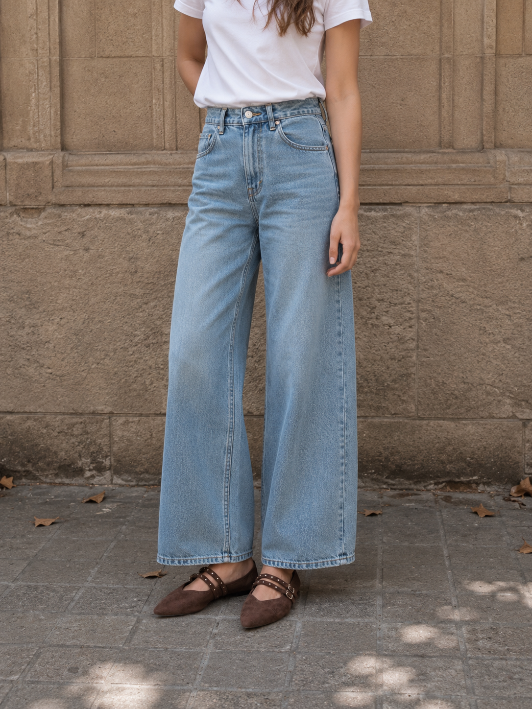 Bailarinas Mujer Planas con Doble Correa y Hebillas Metálicas, Zapatos Tipo Mary Jane de Punta Fina en Gamuza Sintética efecto Terciopelo, Flats Elegantes para Diario y Oficina