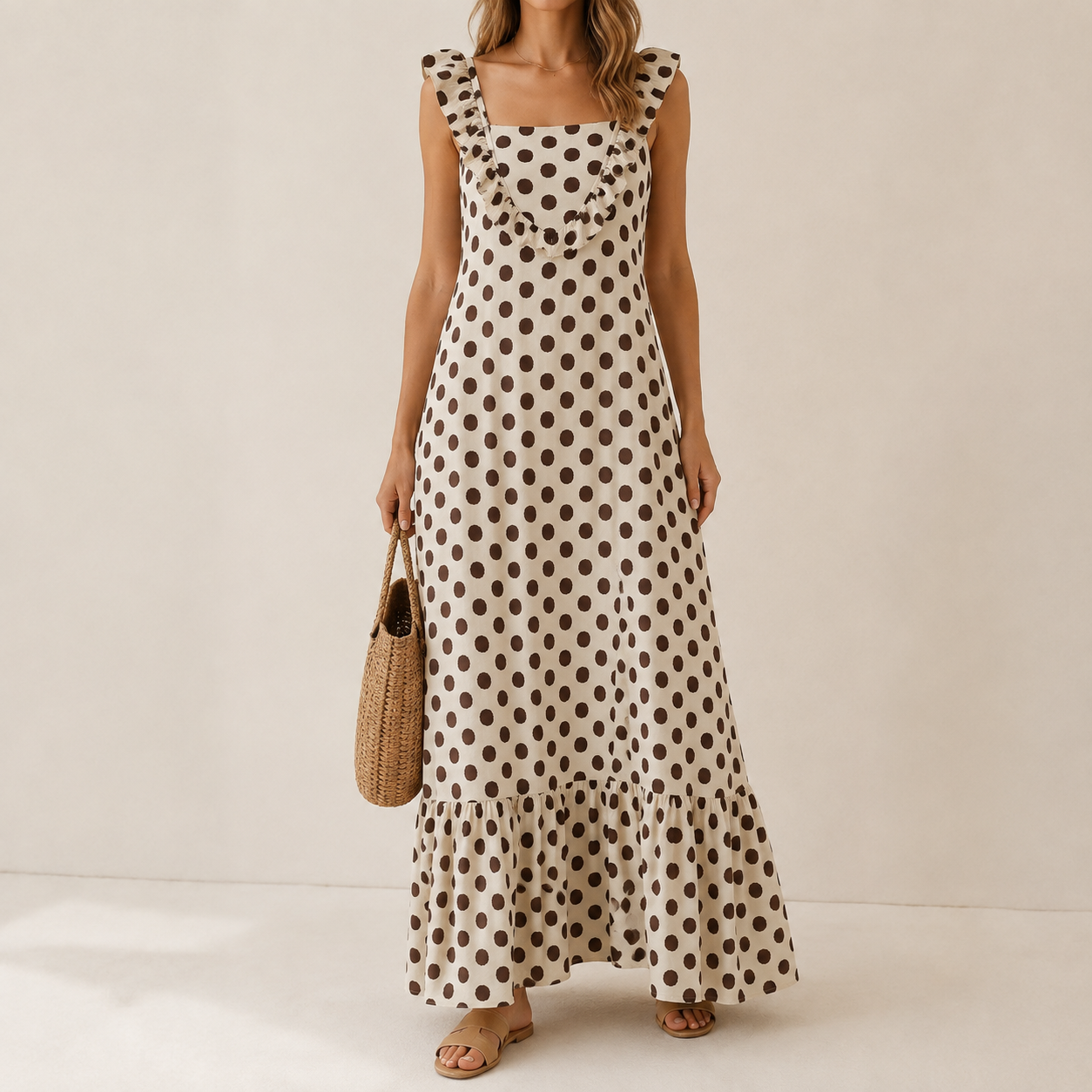 Vestido midi mujer lino bordado floral sin mangas con cinturón escote en V, vestido camisero fluido elegante casual chic estilo boho minimalista verano outfit femenino